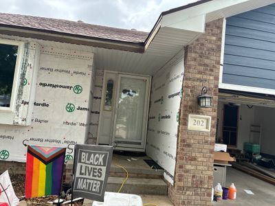 Full Window Replacement and James Hardie Siding Update in Papillion
