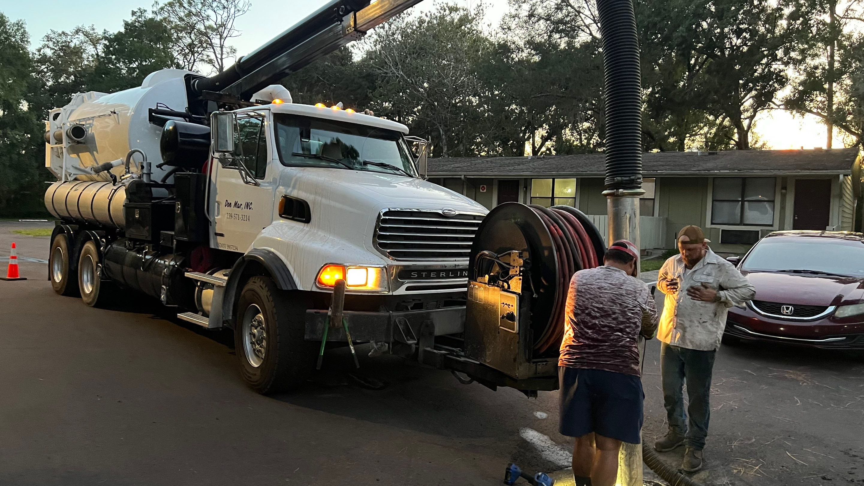 Apartment Complex Storm Water System Cleaning and Maintenance by APS Power & Water