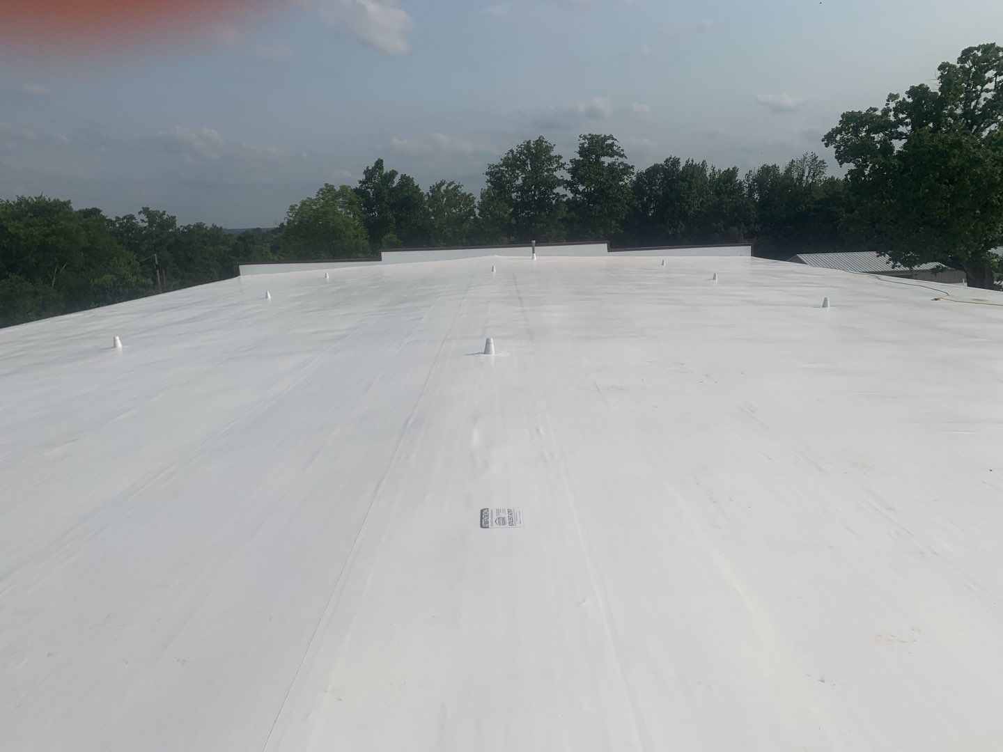 Commercial Roofing Installation using 50 mil PVC by Hostetler Roofing