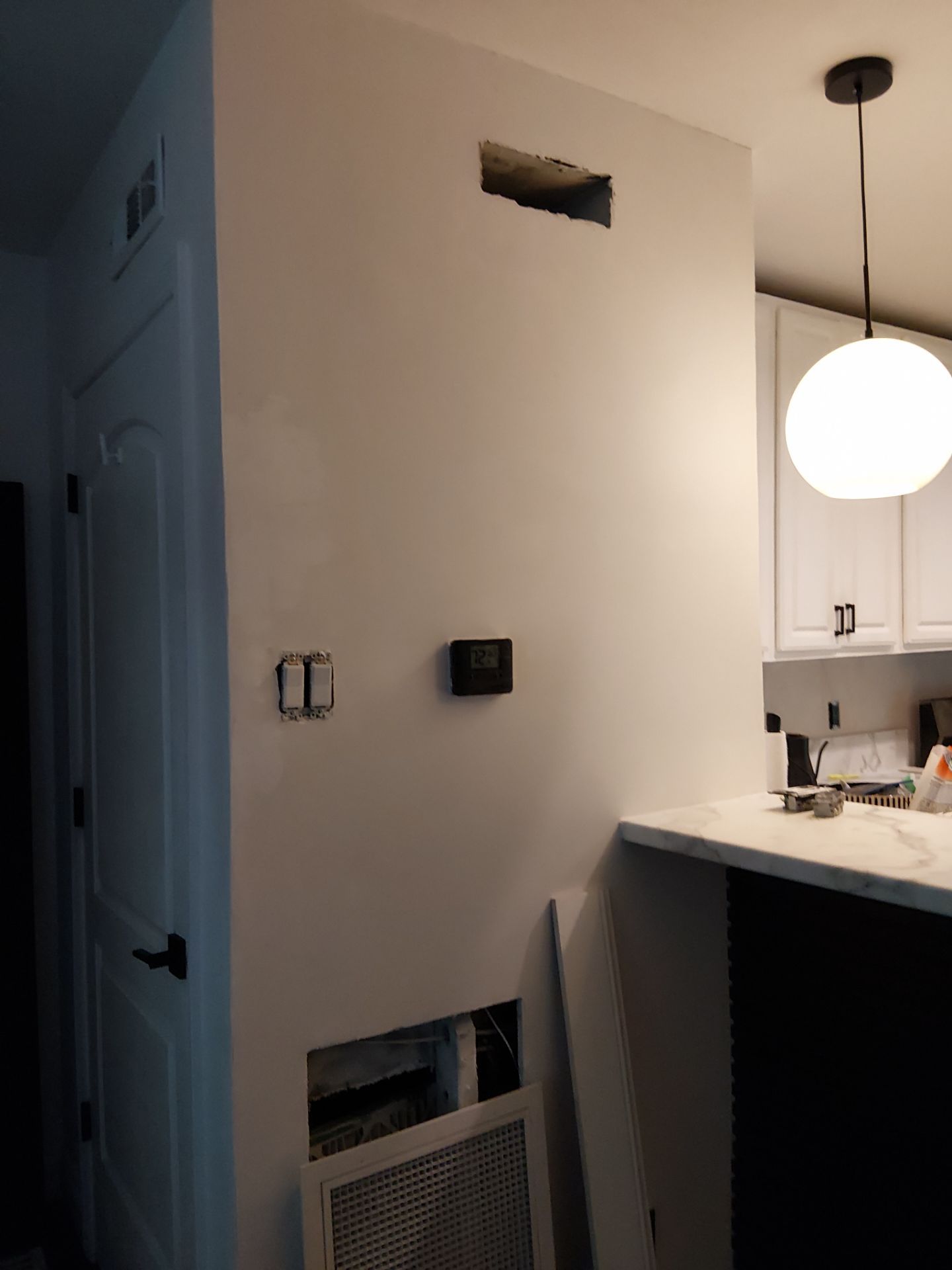 Kitchen Refresh and Hardwood Floor Restoration in Clayton by Legendary Services Company LLC.