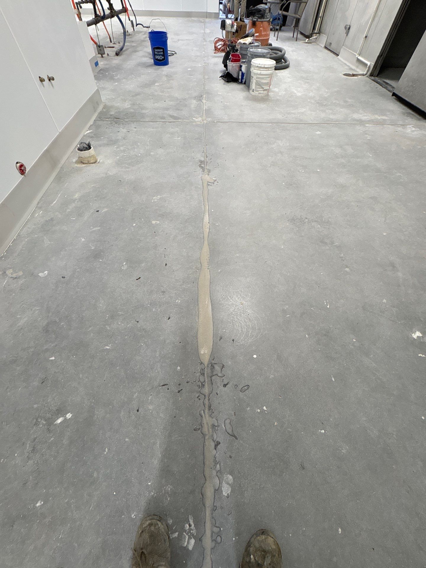 Commercial Kitchen Floor Remodel at Elks, Winchester, VA by Tailored Concrete Coatings
