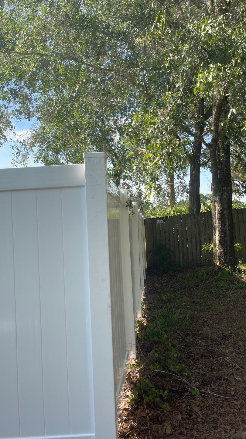 North Port, FL 6 ft. Tall White Vinyl Privacy Fence  by Asap fence and gates, LLC