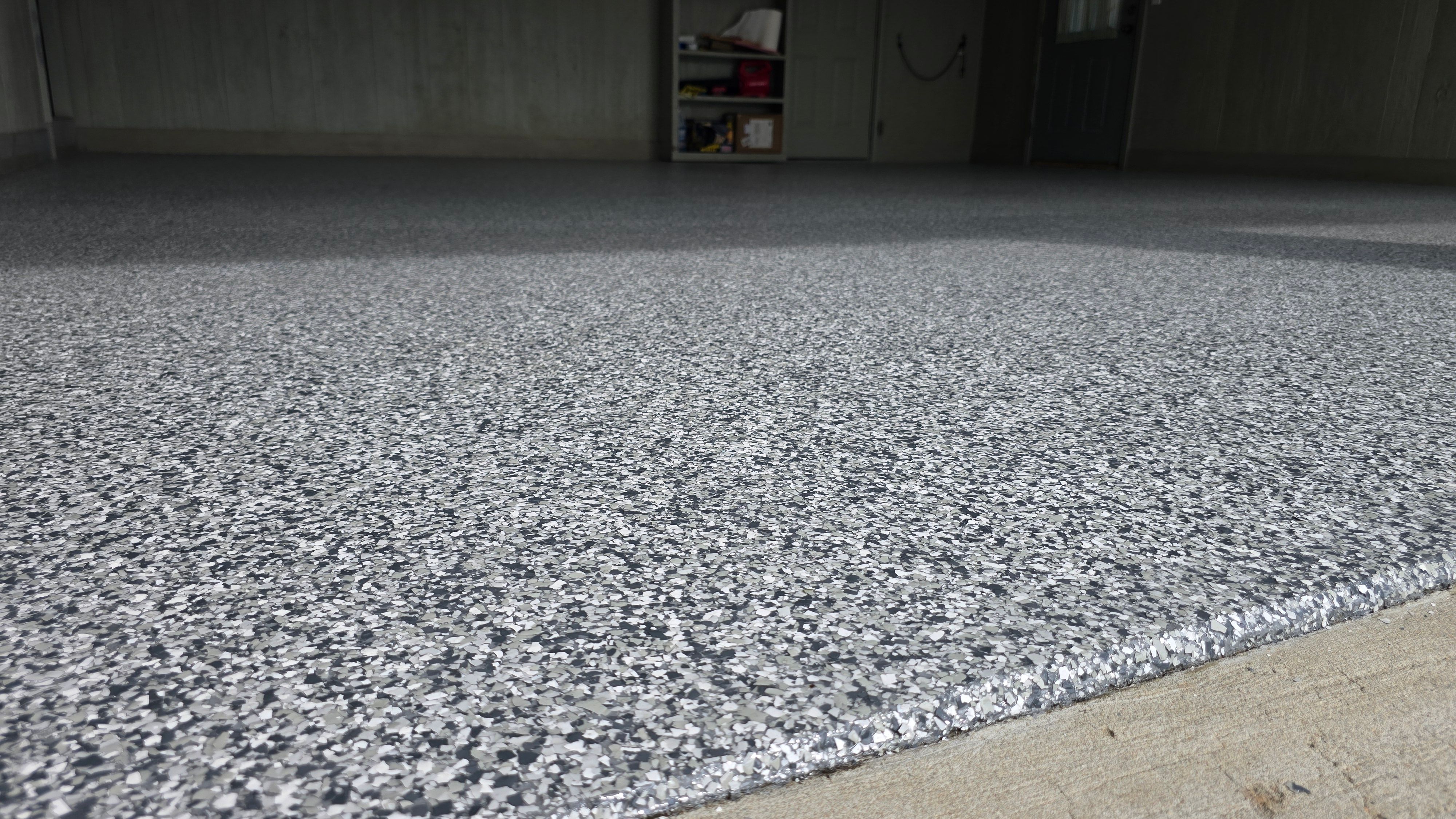 Garage using Gravel by Elite Floor Solutions