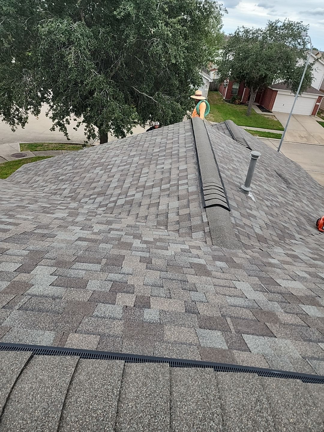 Residential Roofing Installation using Owen's Corning Duration (Lifetime) Shingles by Roof Repair Company