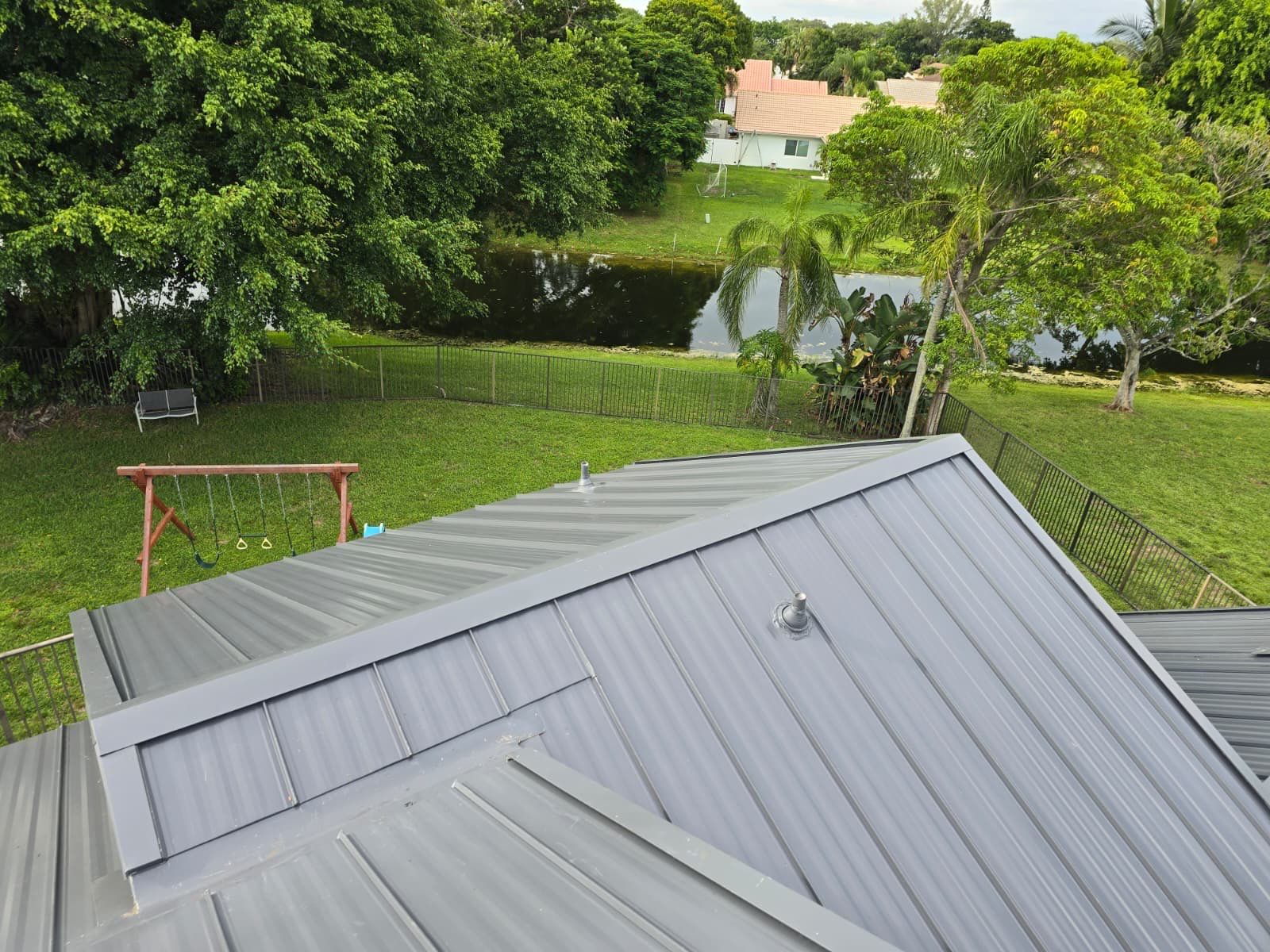 Residential Remodel using 1" Nail strip metal roof by BLUES BROTHERS ROOFING