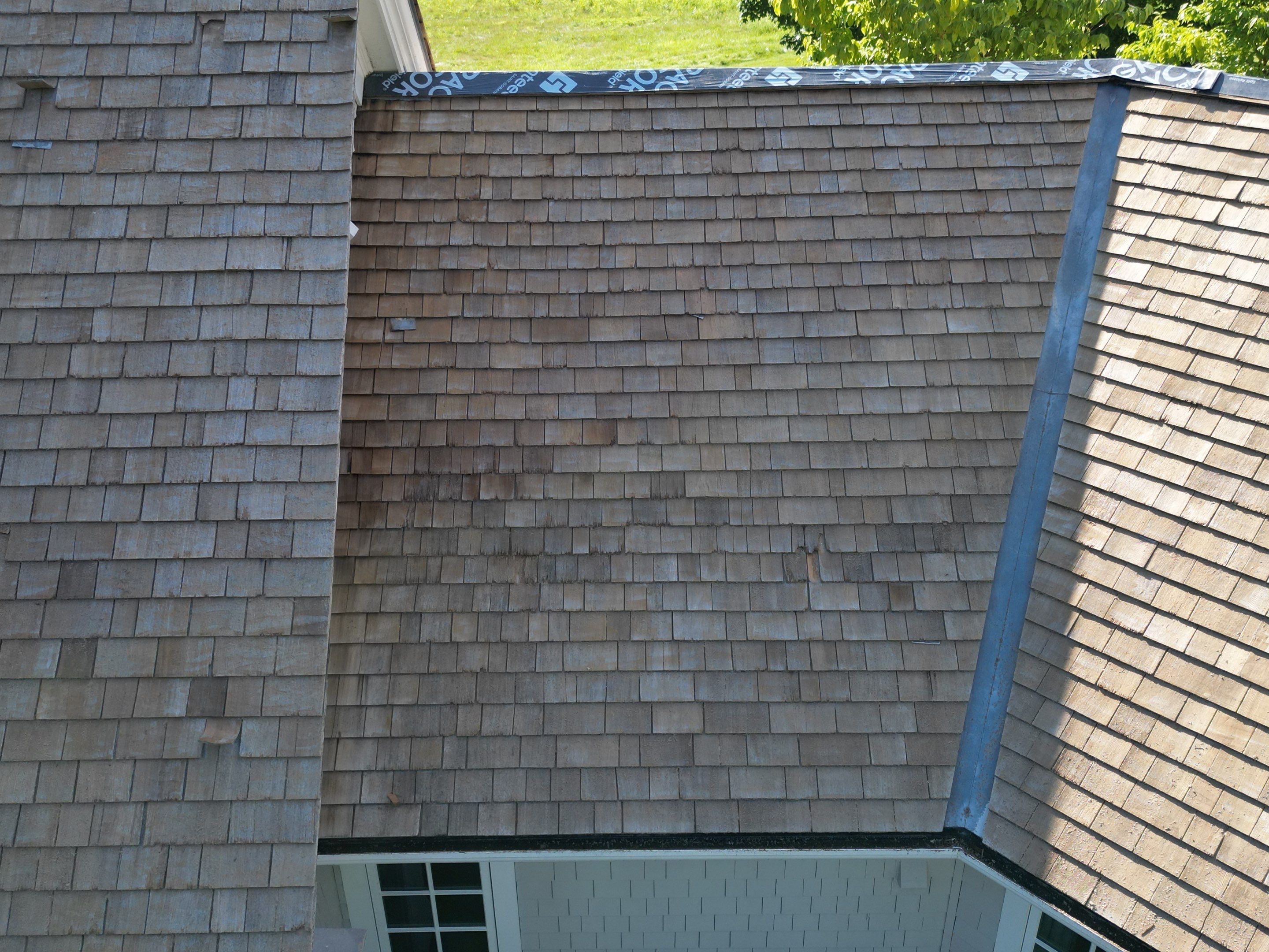 Cedar Shake Roof Restoration by Mighty Dog Roofing of Greater Middlesex County
