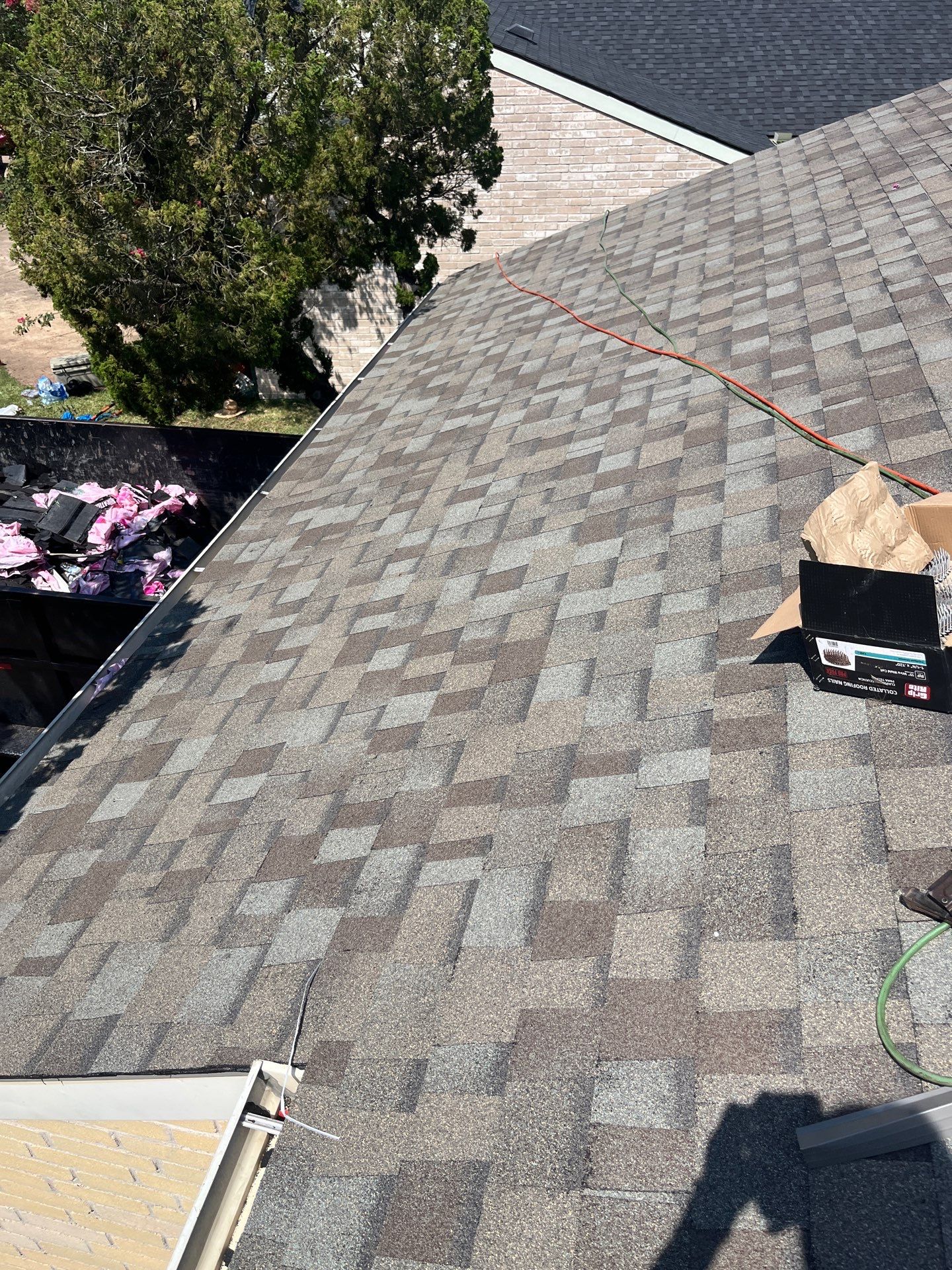 Residential Roofing Installation using Owen's Corning Duration (Lifetime) Shingles by Roof Repair Company