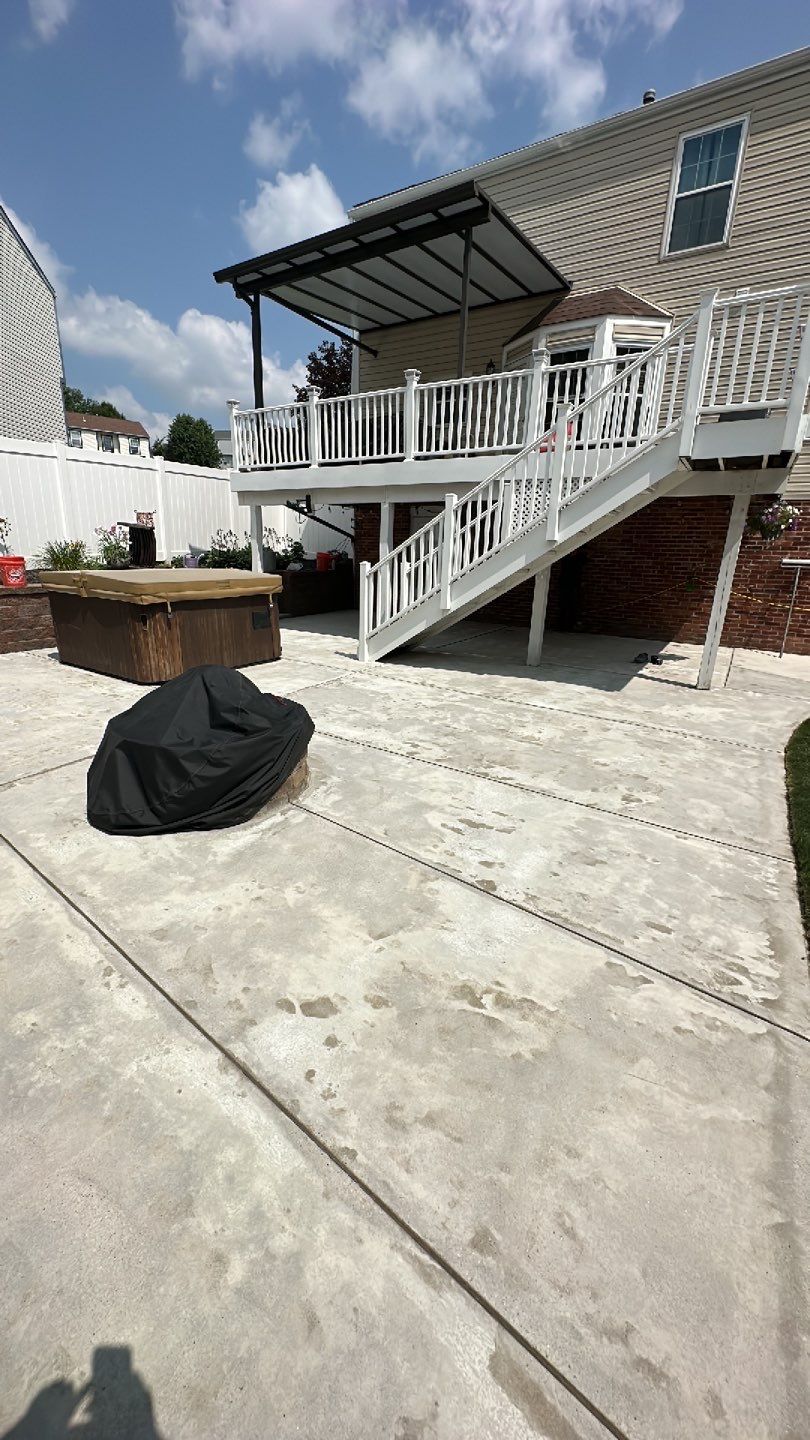 Large Patio Project in Imperial by Floors in a Day, Inc