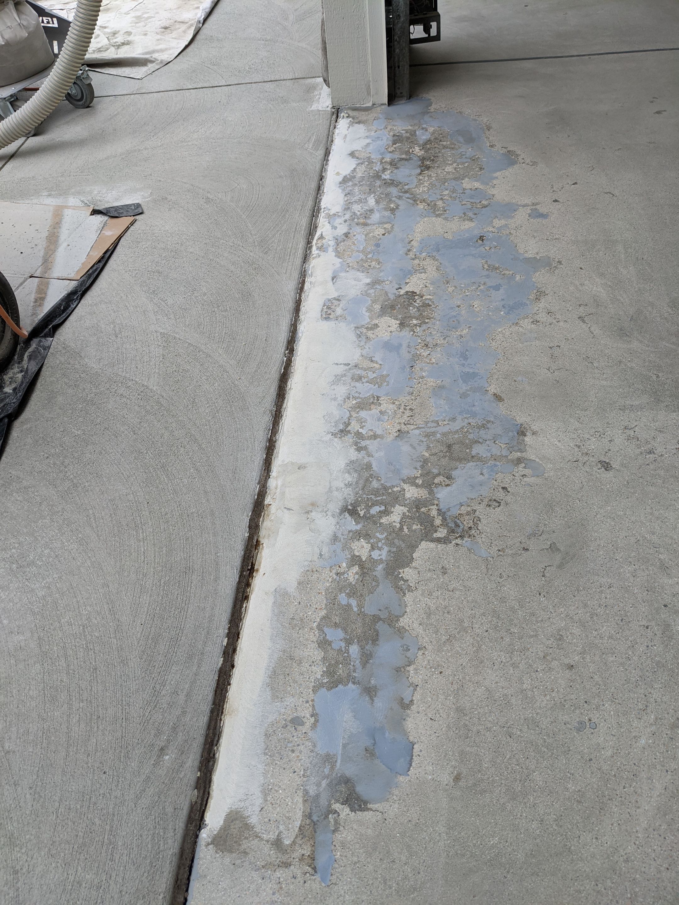 Garage Transformation using Slate Stone by Croc Coatings, LLC