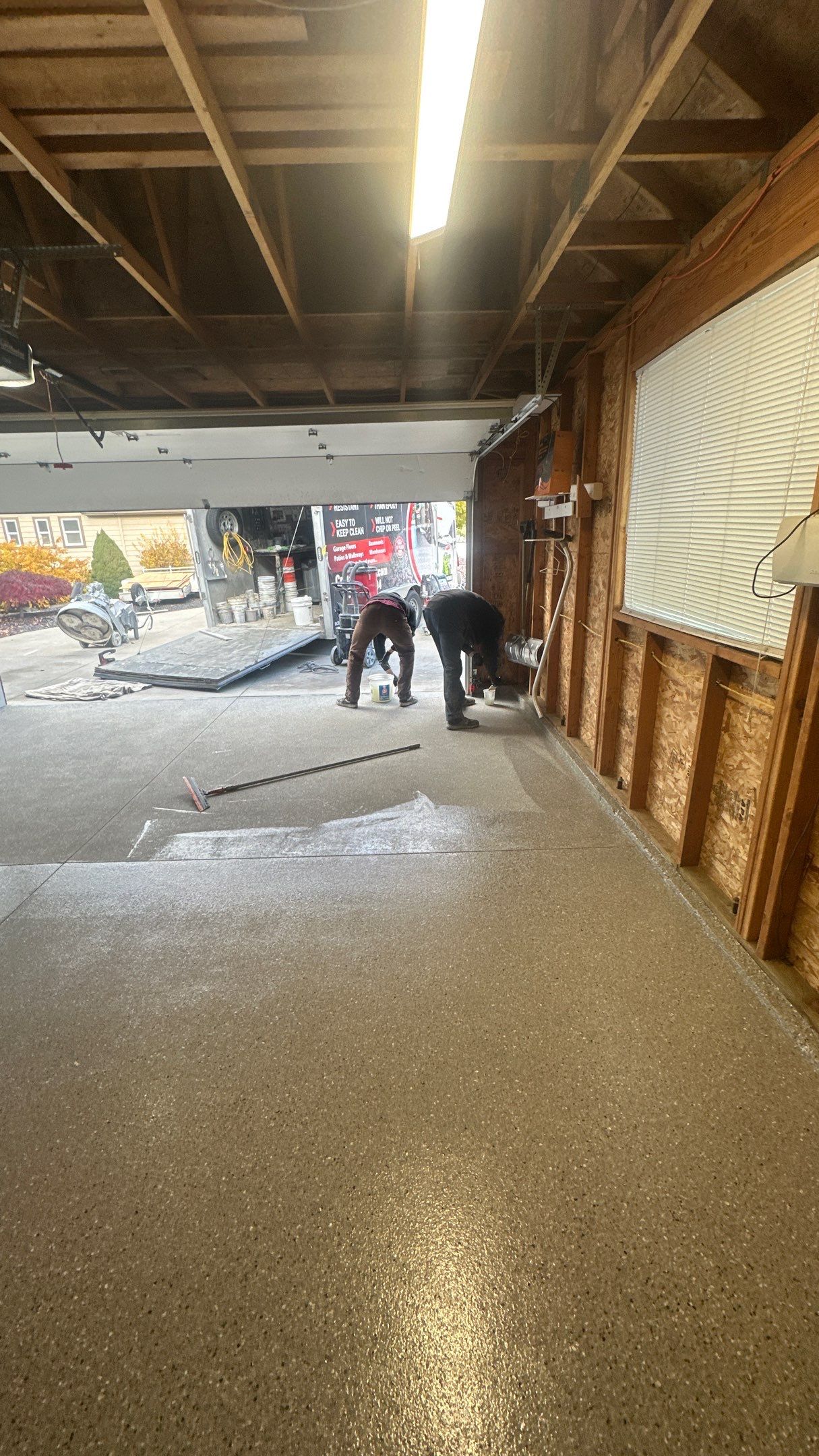 Garage Transformation using Shale Hybrid by Croc Coatings, LLC