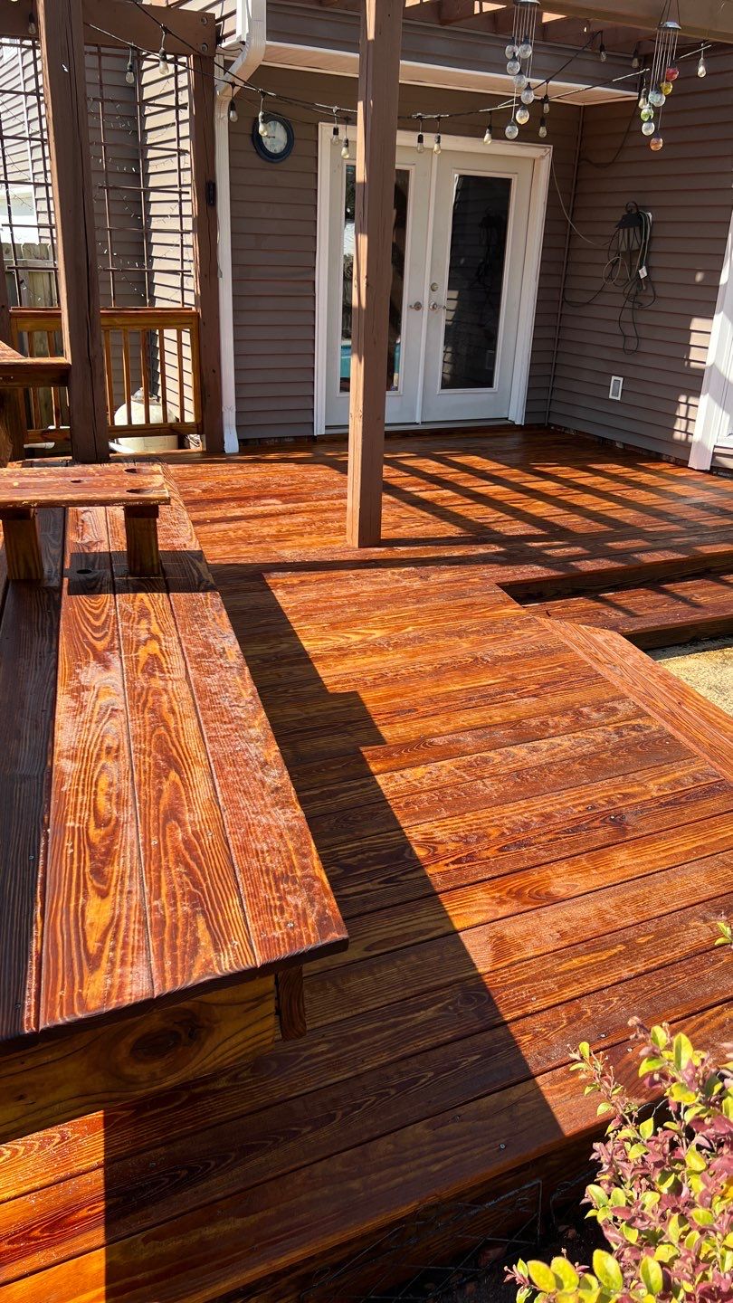 Weathered Deck using Wood Sealant by DuraSeal