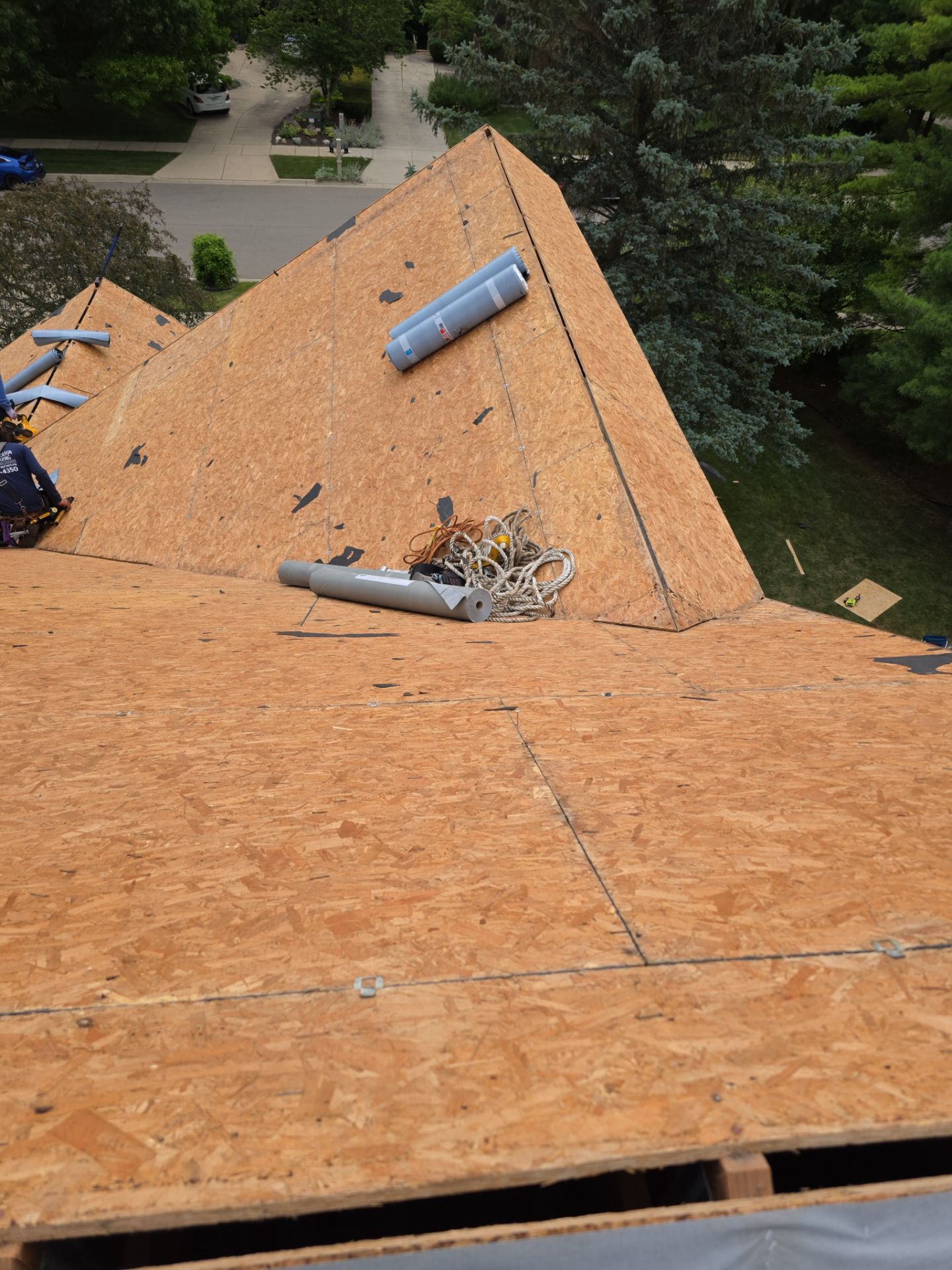 BIG Roof completed!  by 42 North Construction, LLC.