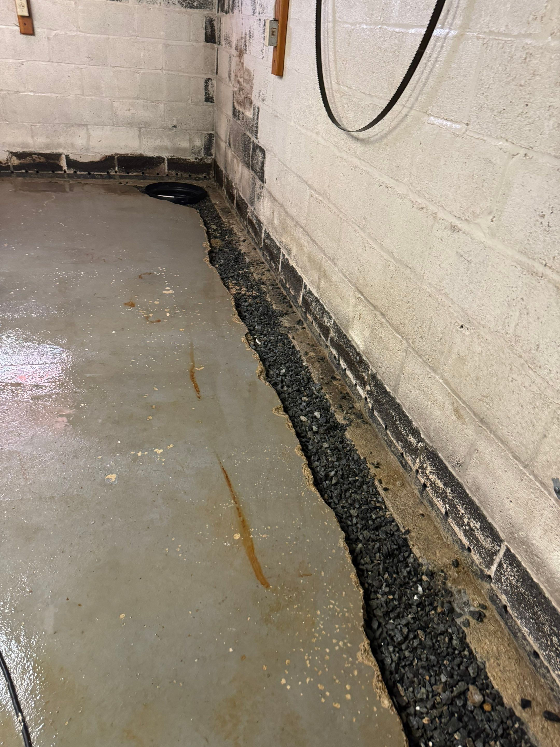 Interior French Drain Washington Township, NJ by Pure Service Pro, LLC 