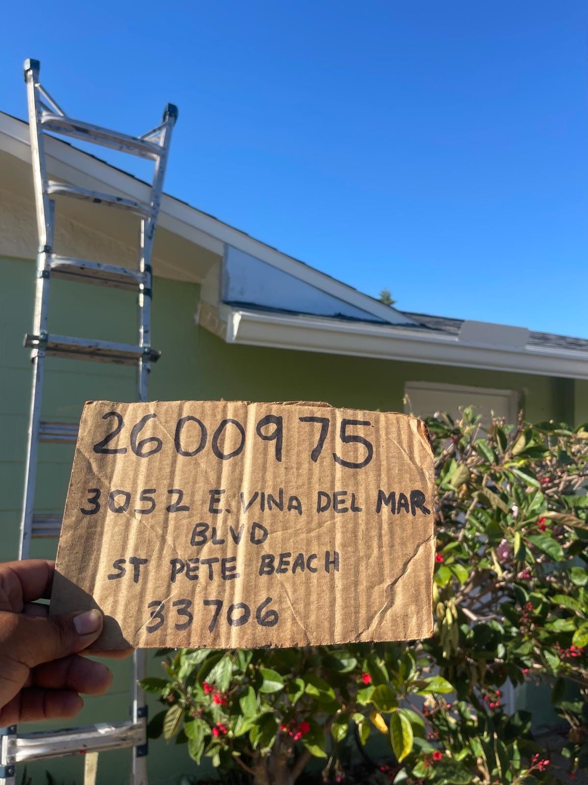 Project in St. Pete Beach 33706 by Mitchell Roofing Company LLC 