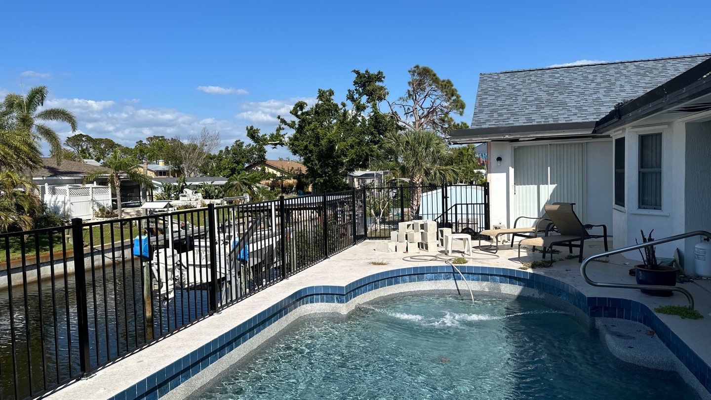 Aluminum Fence Installation using 2 Rail Aluminum Fence by Asap fence and gates, LLC