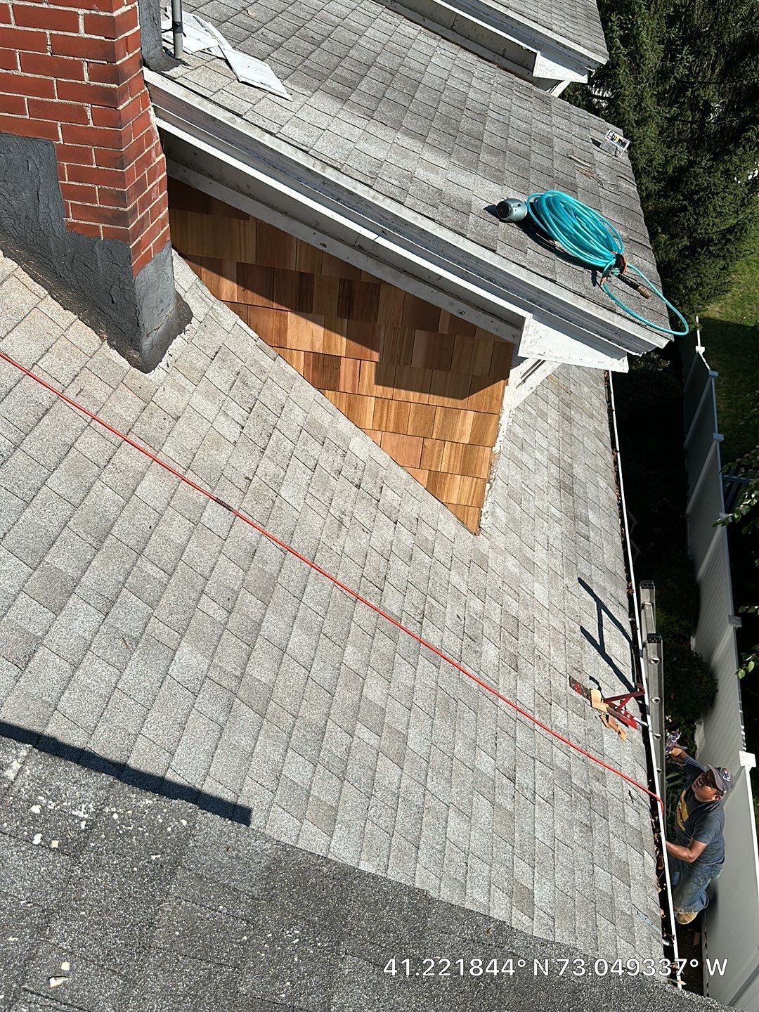 Siding Repair using Wood Shake by A Plus Exterior