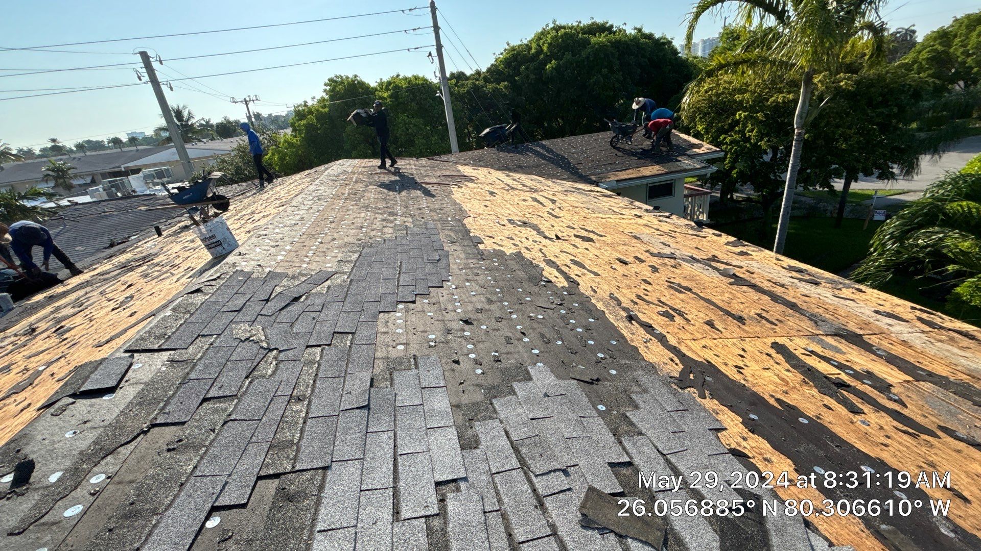 Commercial Roofing Installation using CERTAINTEED LANDMARK AR (SUNRISE CEDAR) by Earl W. Johnston Roofing 