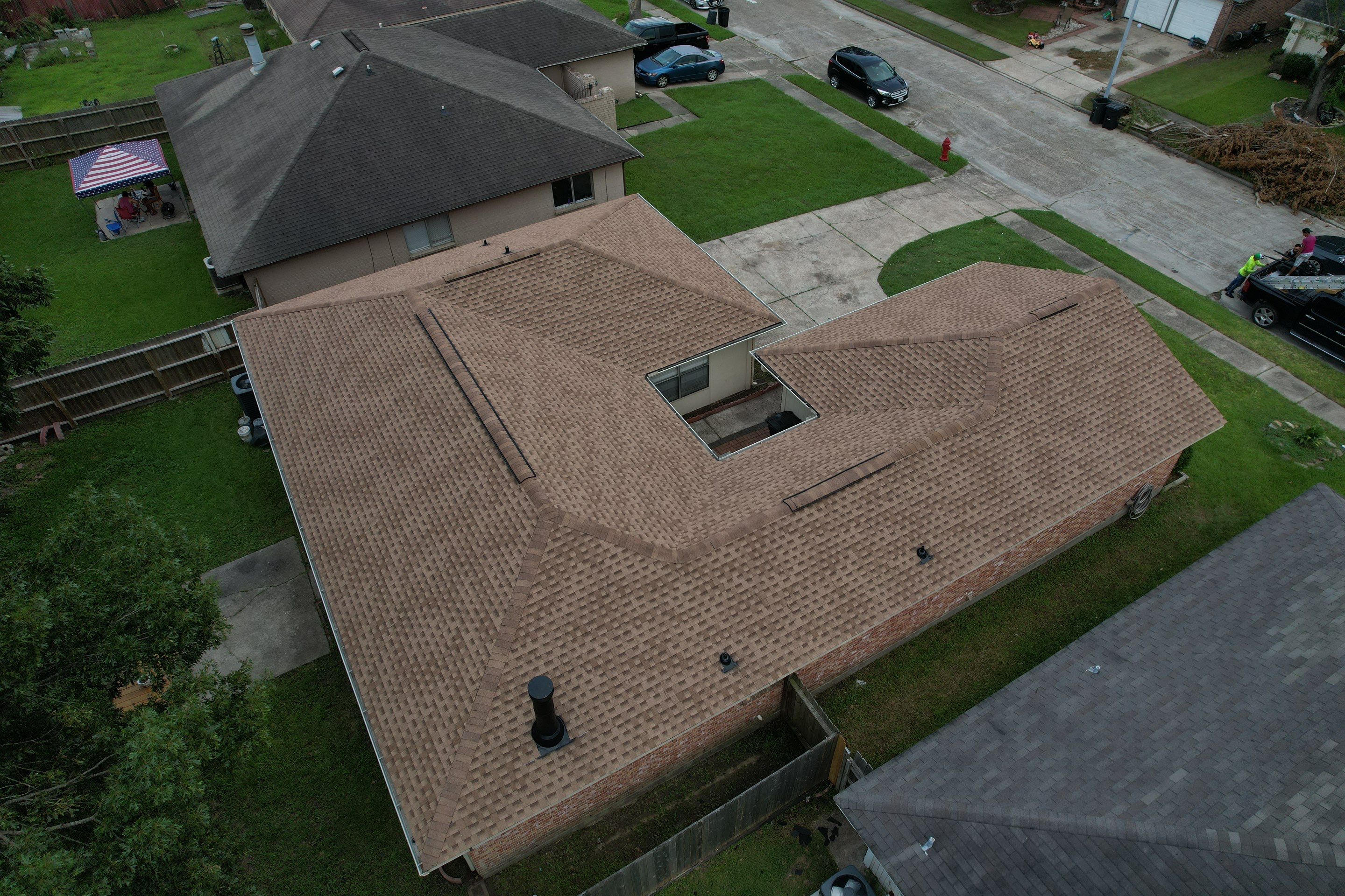 Residential Roofing Installation using GAF Timberline HDZ by Vlex Roofing