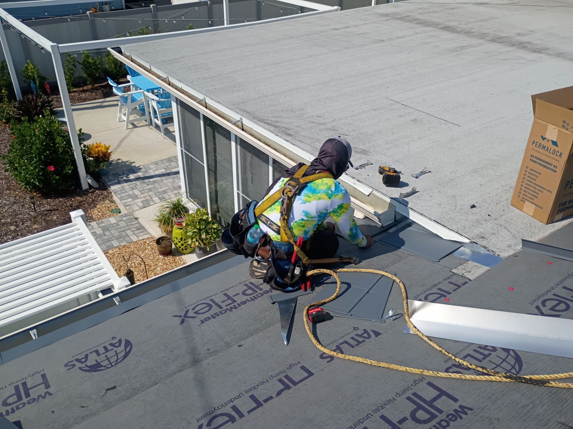 Permalock Metal Roofing System Installation in Ormond Beach by Pinnacle Roofing Group