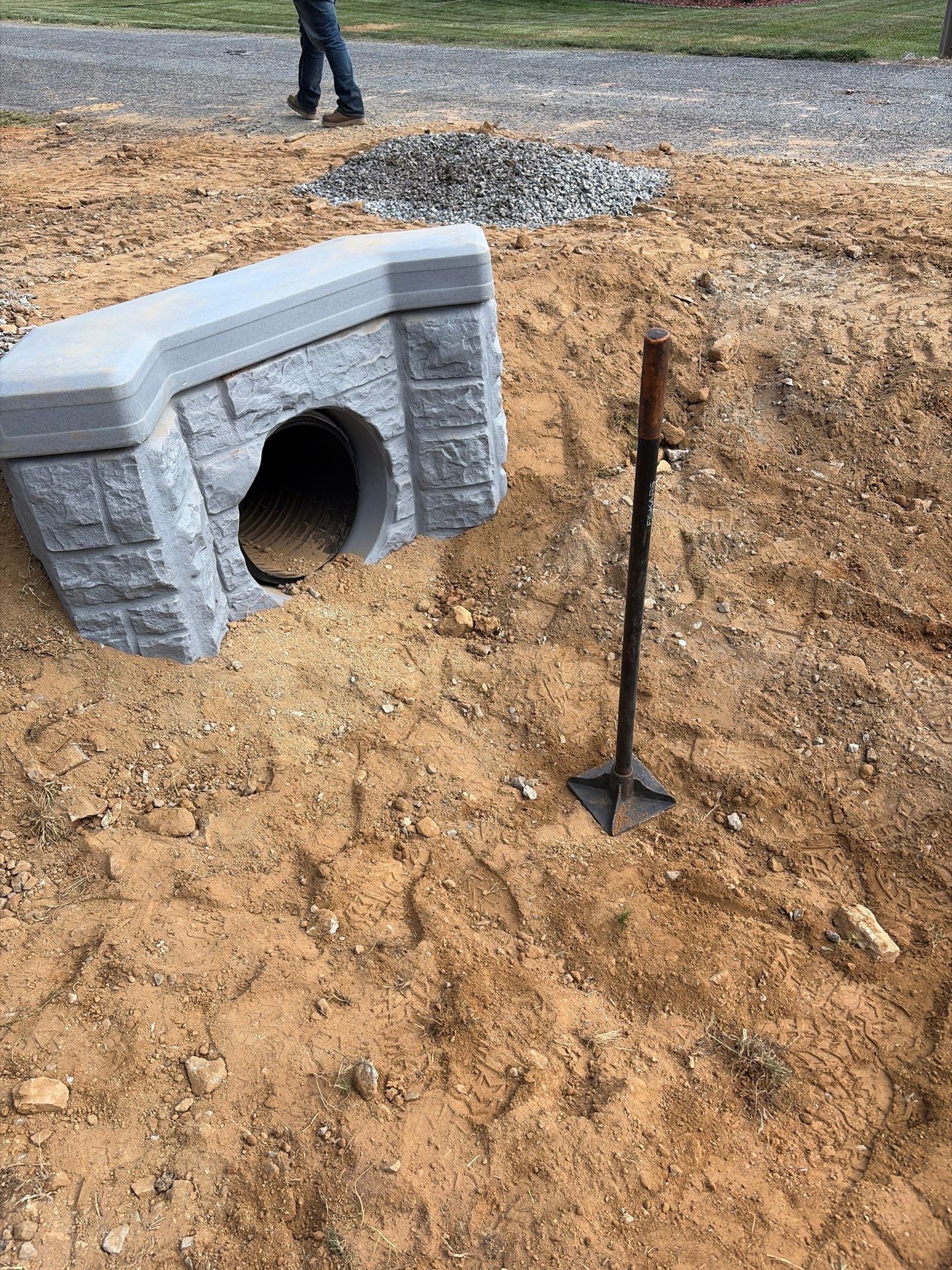 Drainage and Culvert Headwall Installation in Thomasville by Four Oaks Grading and Septic, LLC