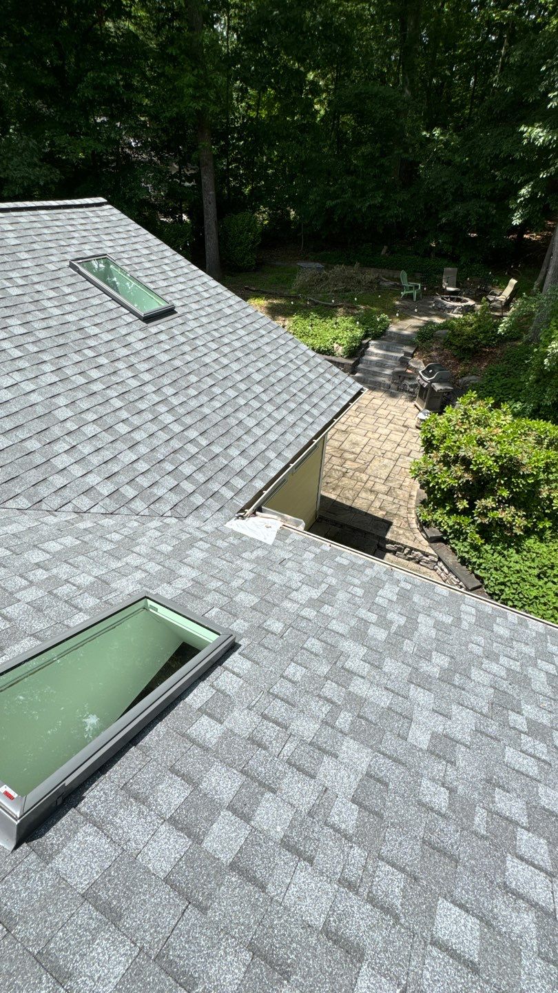 Oakton: Roof Replacement With CertainTeed Landmark Designer Shingles in Pewter by RM Banning, Inc.
