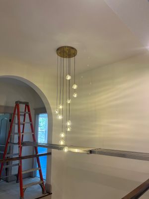 Custom Light Fixture and Recessed Lighting Installation in Andover