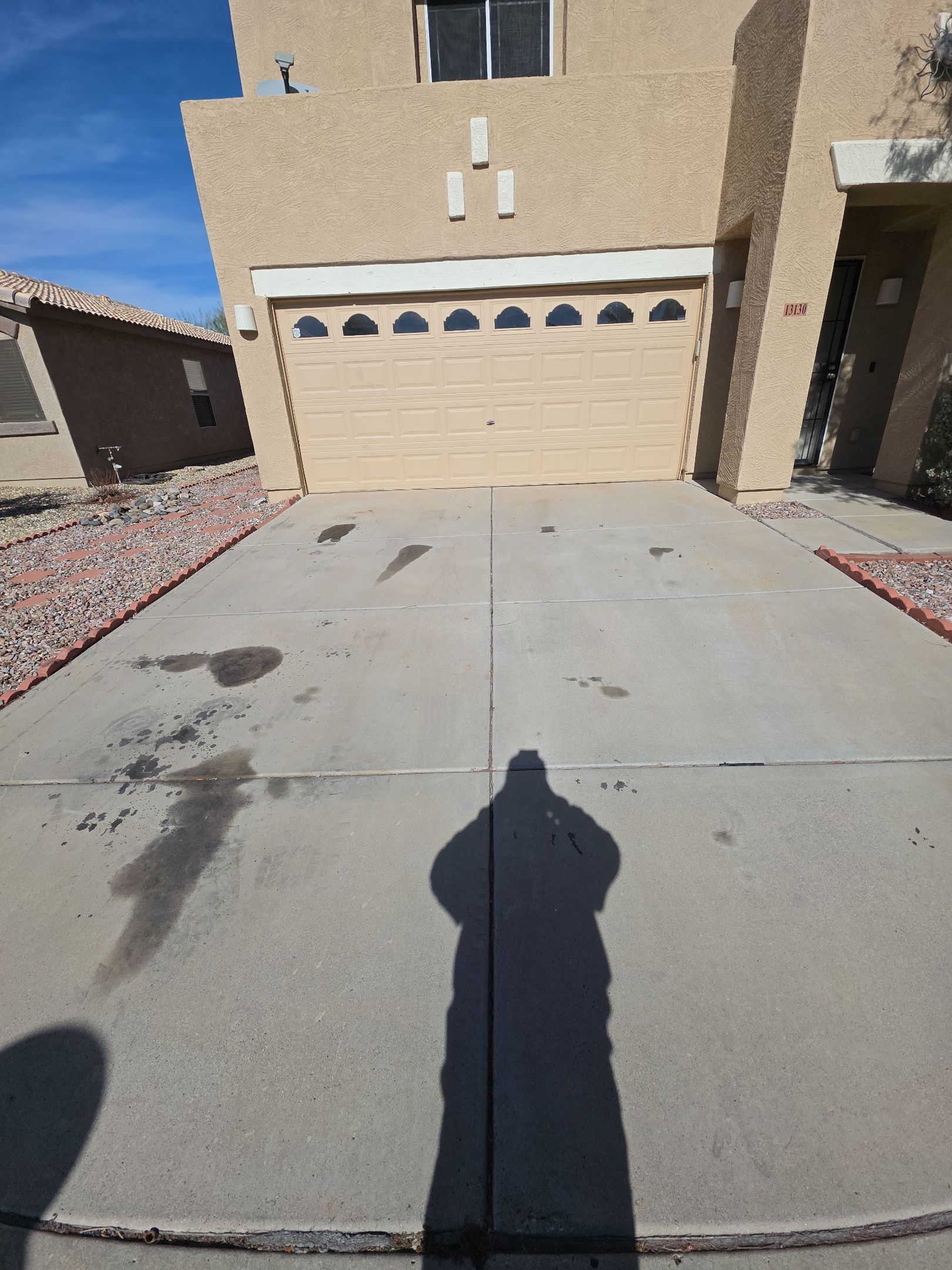 Residential Driveway Cleaning & Oil Stain Removal | Surprise, AZ by Patriot Power Washing & Sanitation