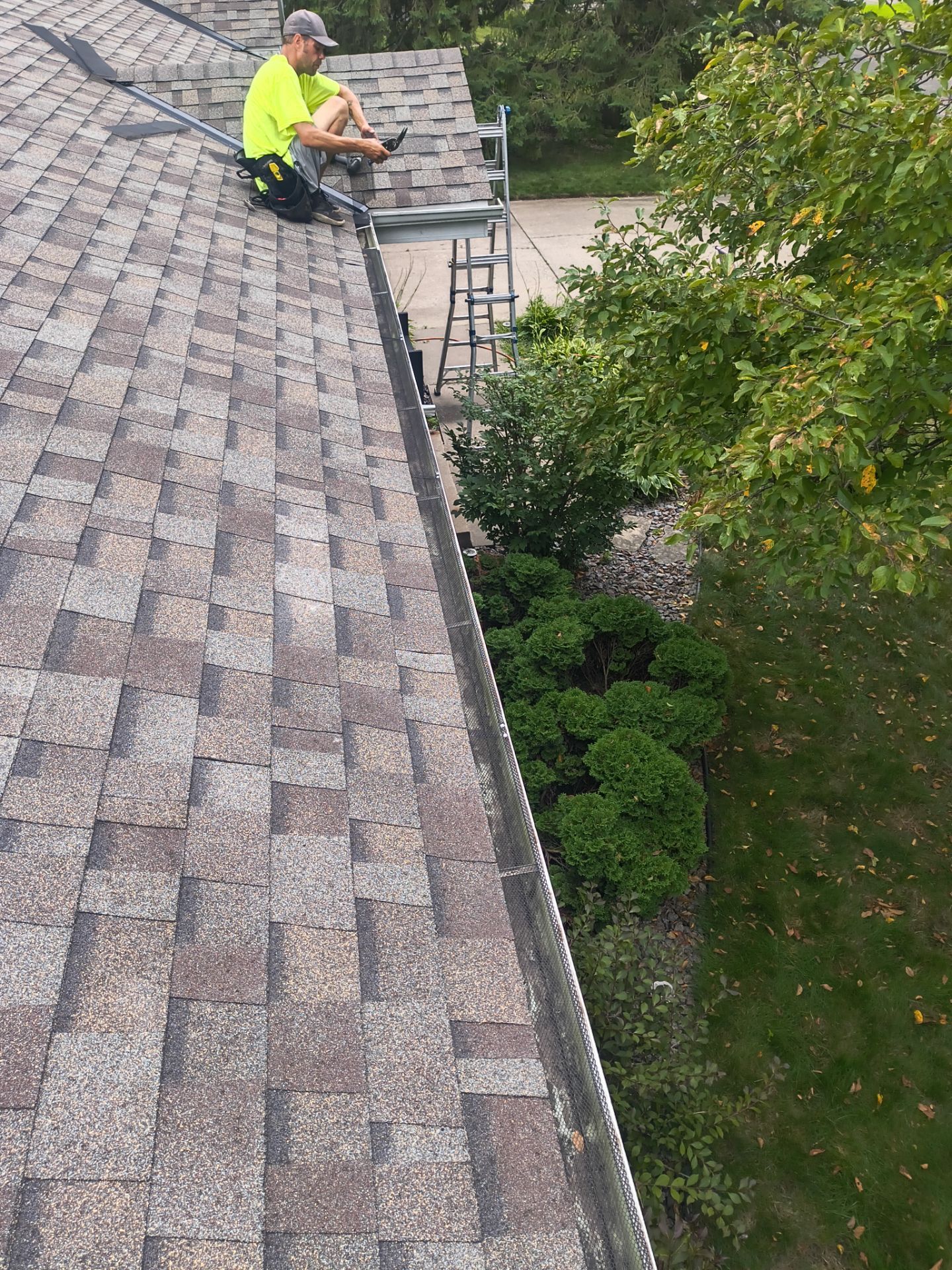 Owens Corning TruDefinition Roof Replacement with Gutters | Roseville, MN by Next Level Seamless Gutters / Exteriors Inc.