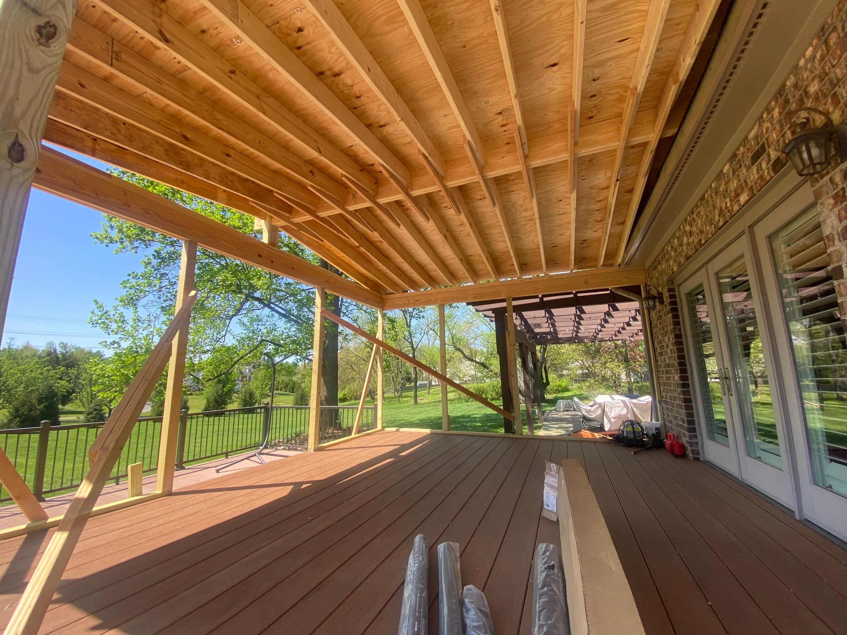 Deck/Screen porch Transformation using Timbertech by The Smet Companies, LLC