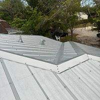 24ga 5V Crimp Mill Finish  by Total Roofing System The Metal Roof Experts