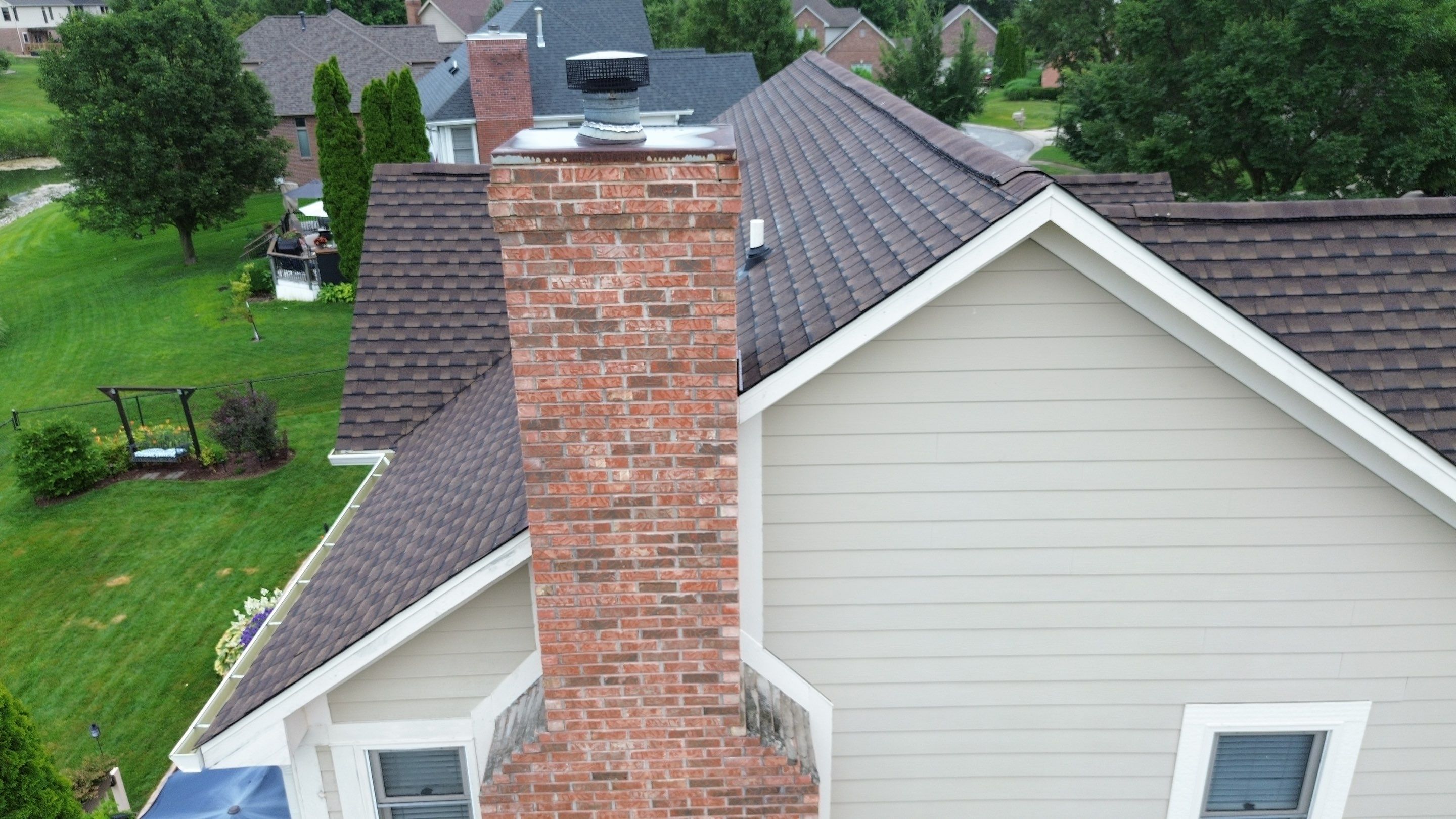 Project in Greenwood by Moss Roofing