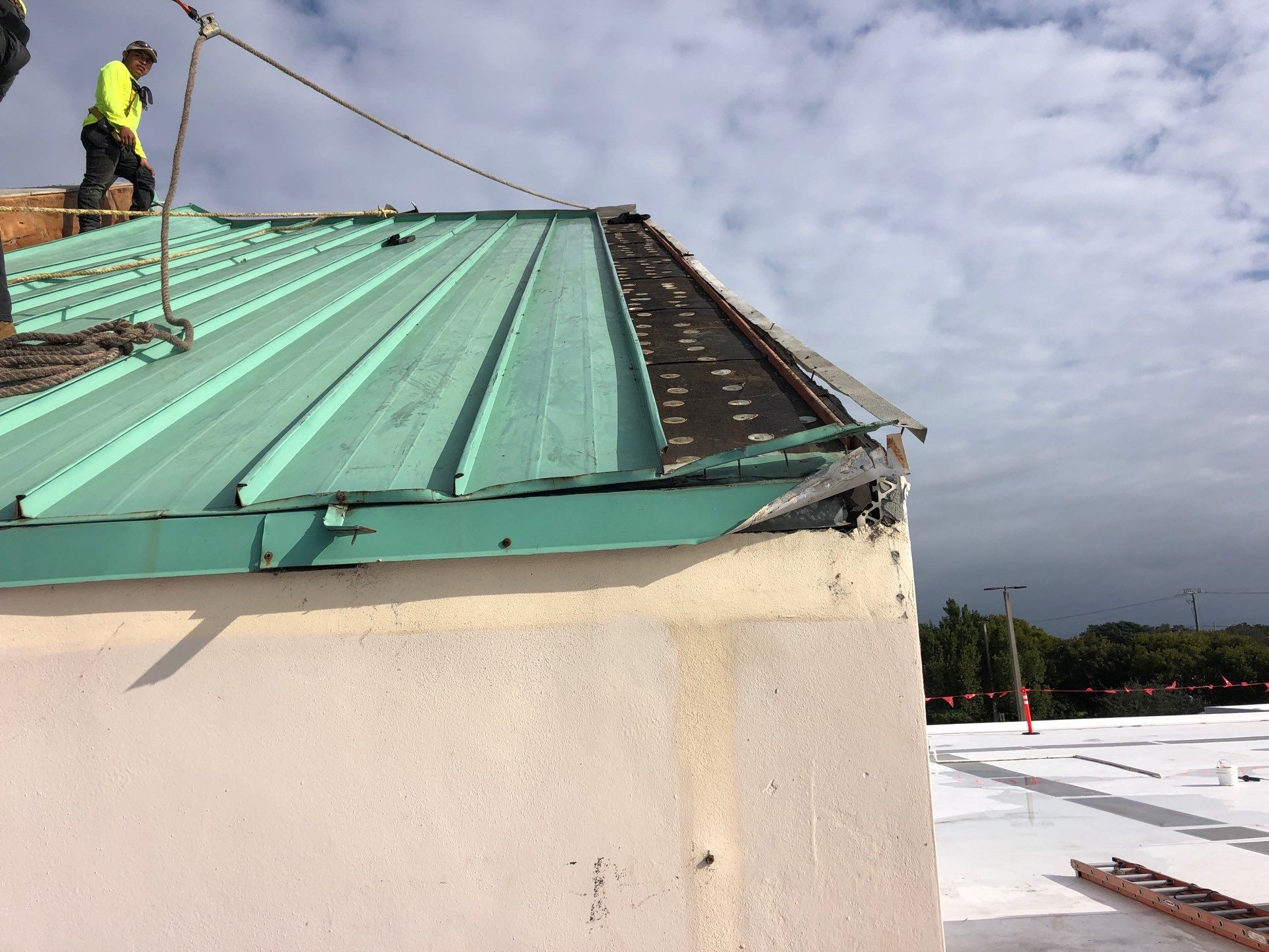 Commercial Re-Roof using GAF TPO by First Due Roofing
