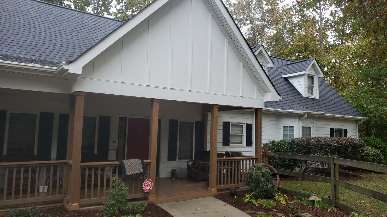 House Wash using cleaner by G&H Home Tech Pros LLC