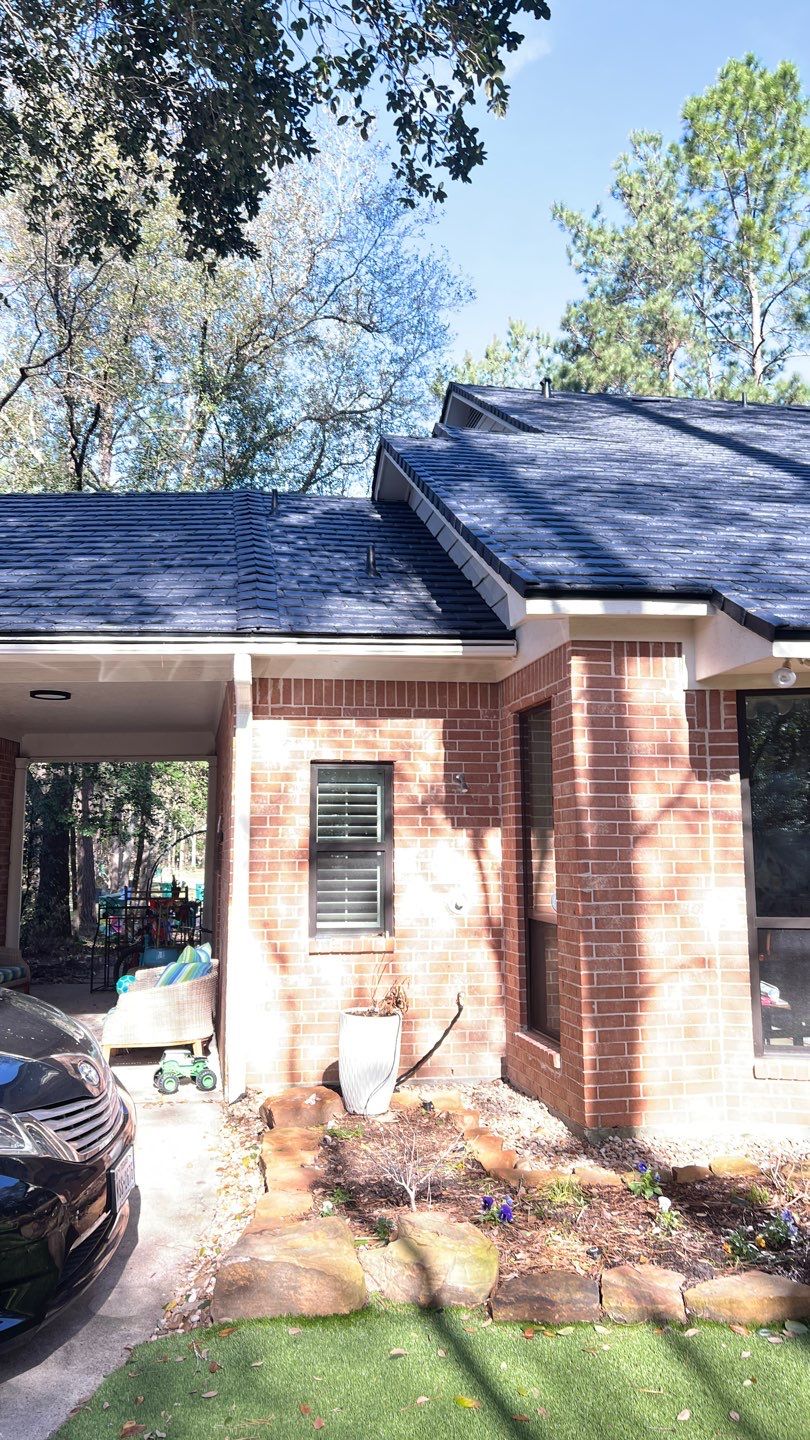Residential Roof Replacement using Davinci Province Slate Shingles by Elite Roofing LLC