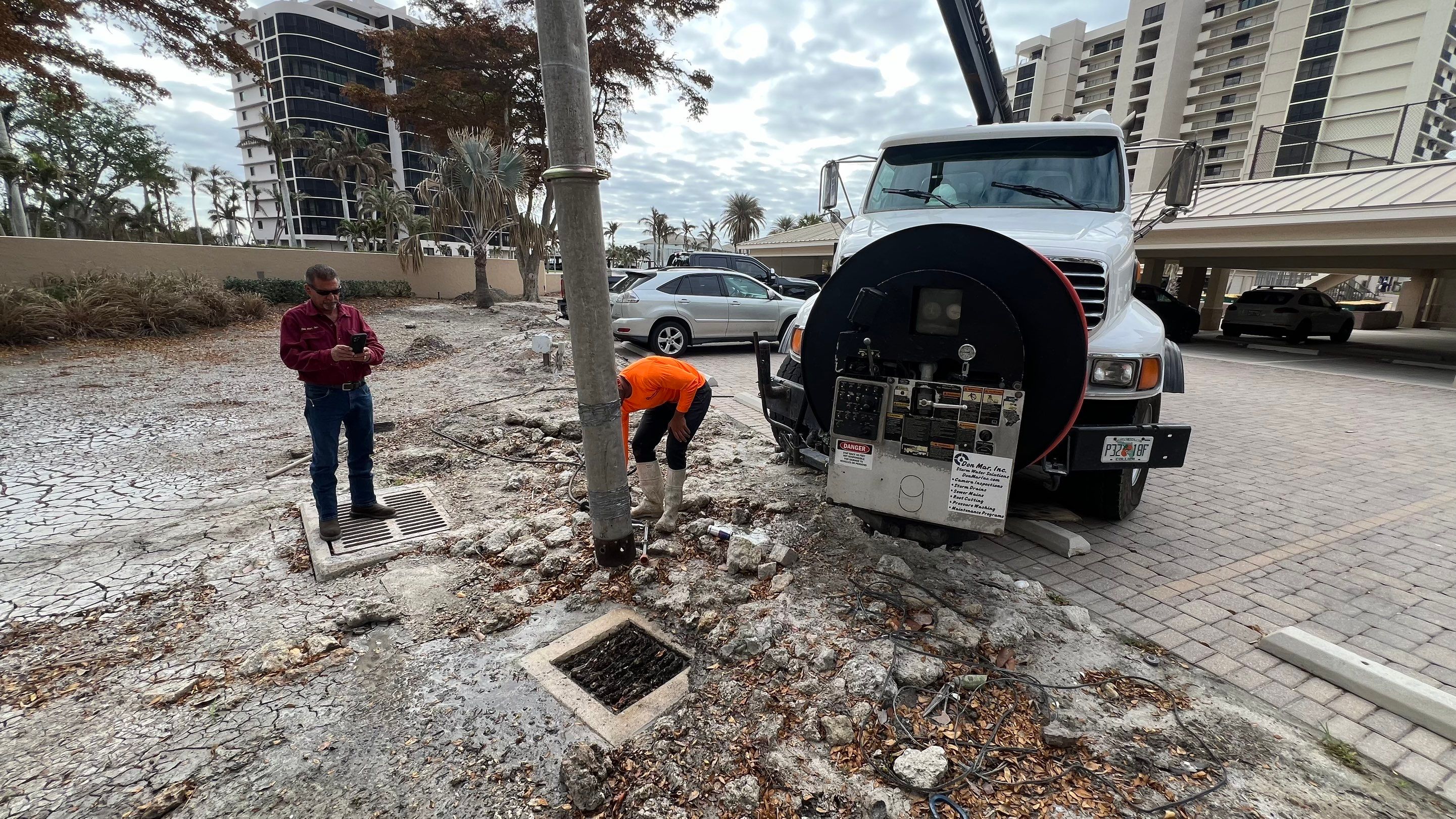 Condo Storm Water System Maintenance by Don Mar, Inc. Storm Water Solutions