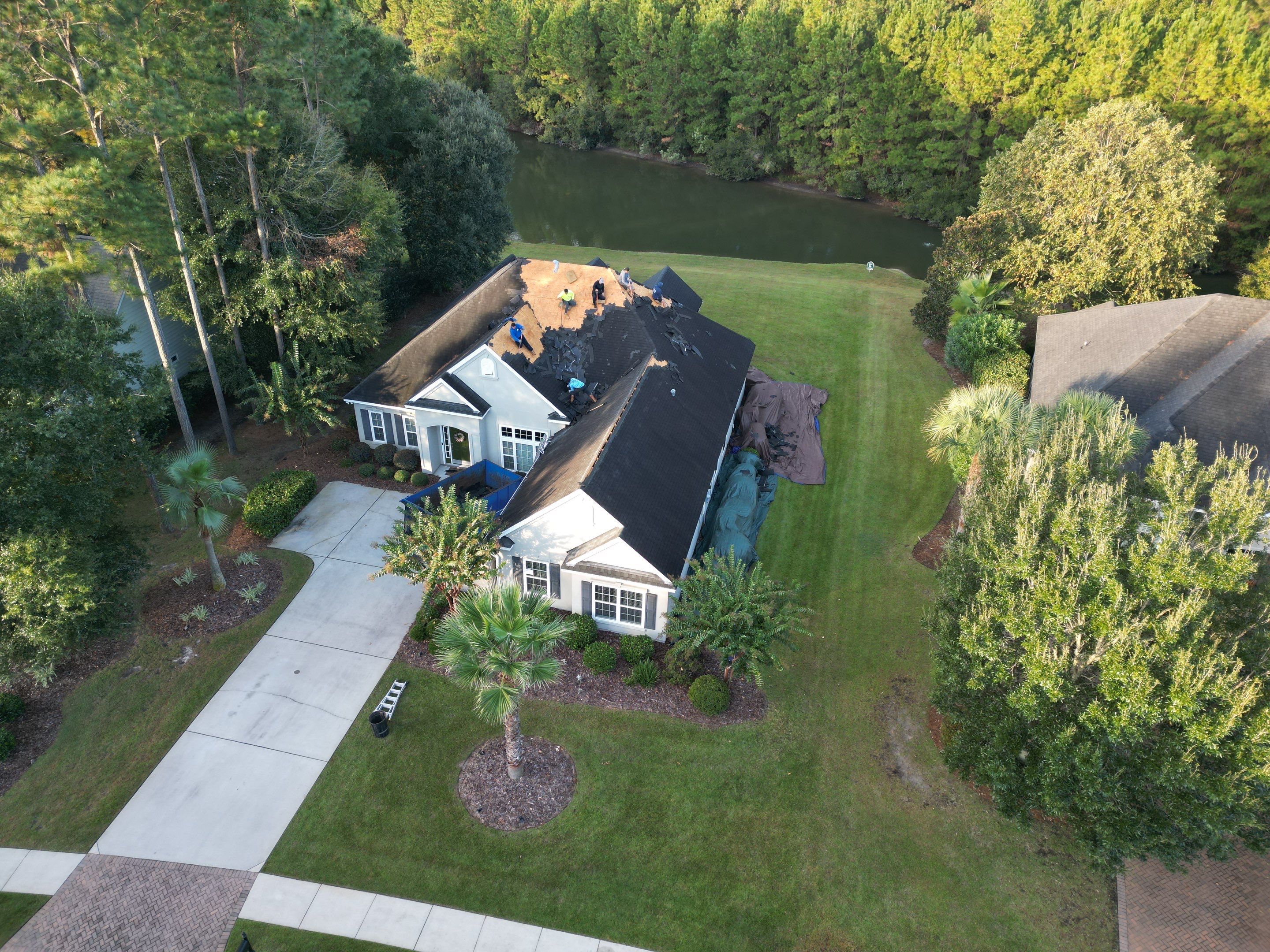 Residential Roofing Installation using Atlas Pinnacle Pristine Pewter by Talya Roofing