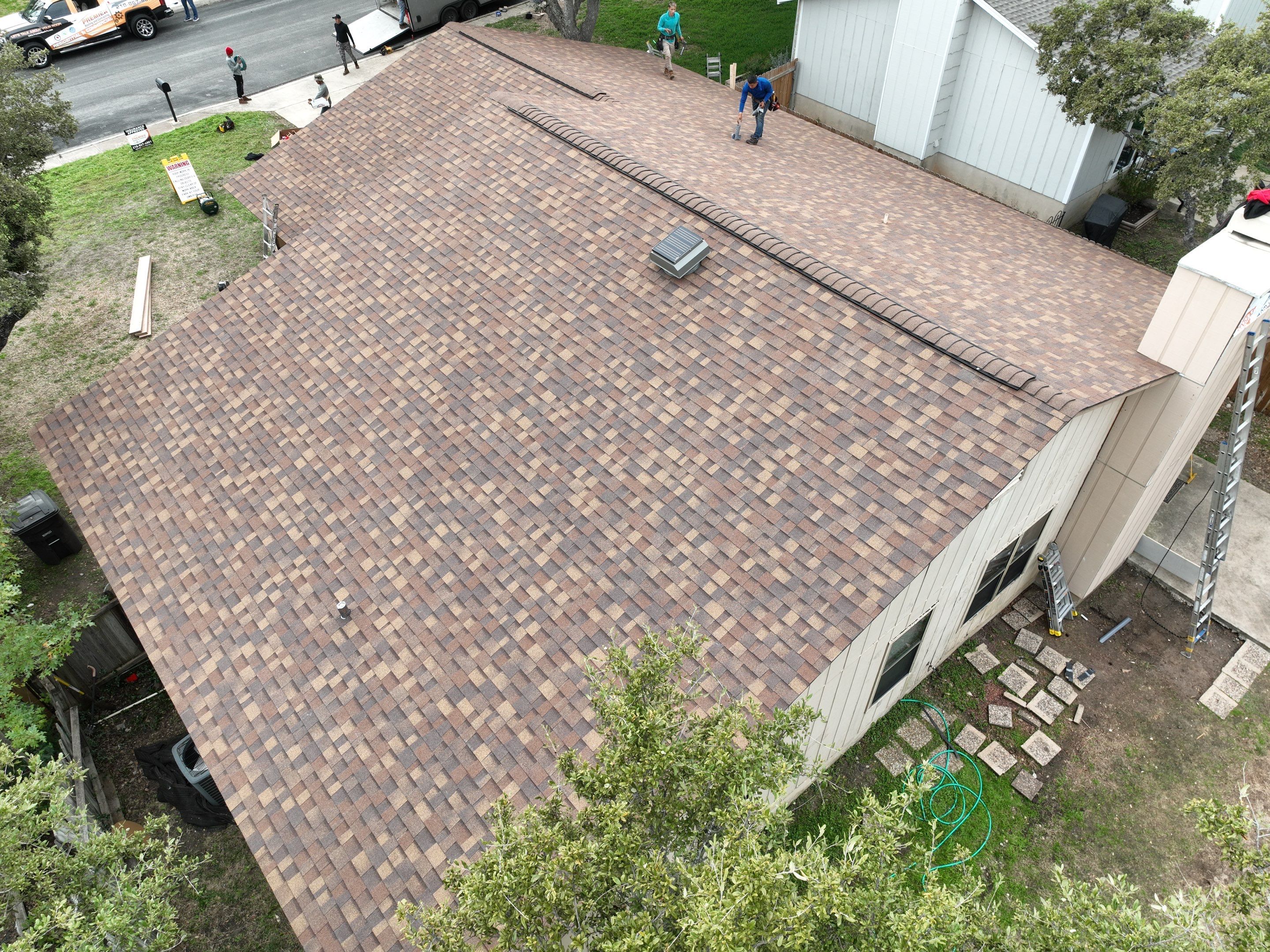 Residential Roof Replacement using Owens Corning Duration Designer 30 Year Laminate Shingle  by Premier Roofing and Contracting