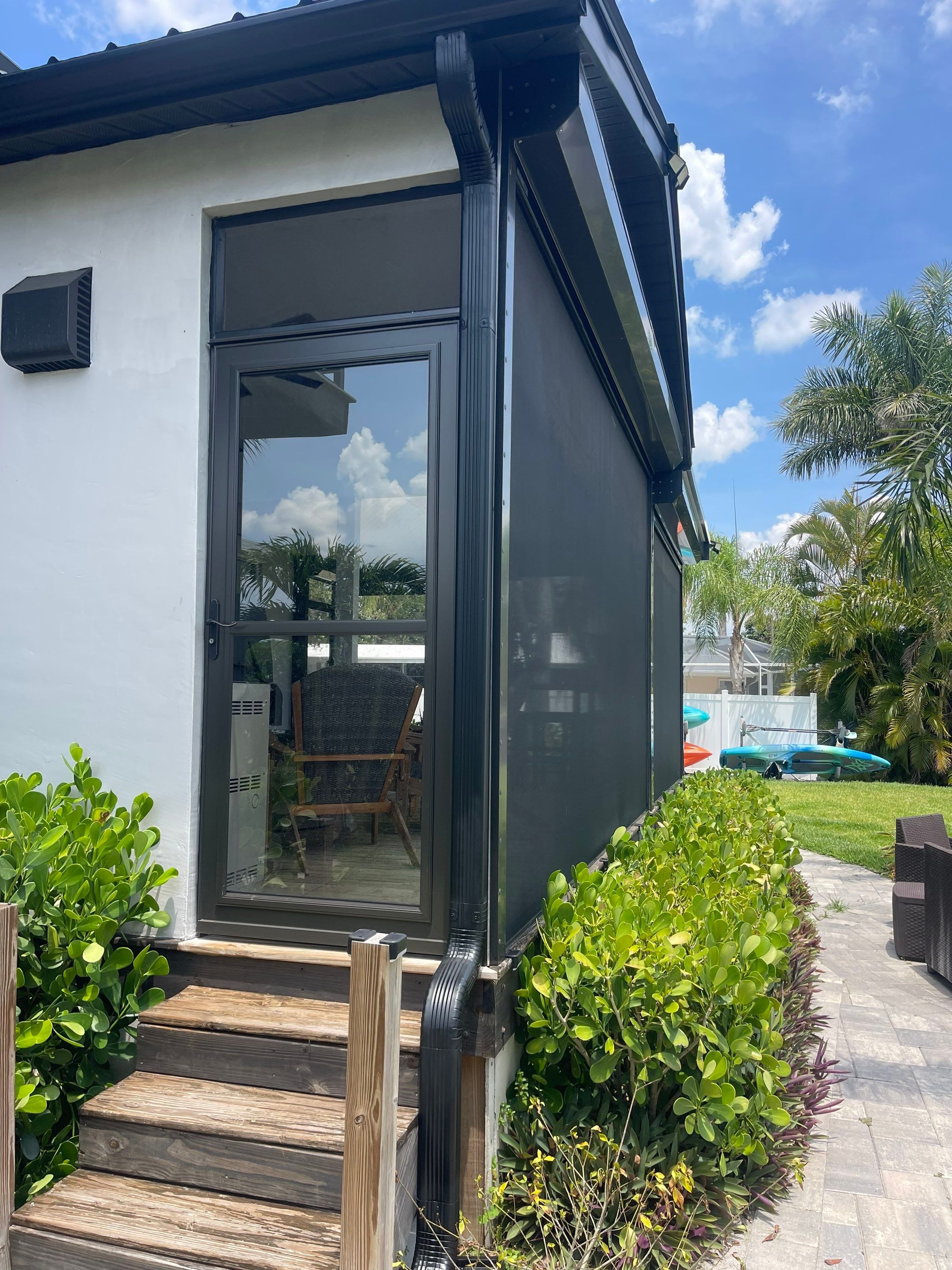Black 6-Inch K-Style Gutters in North Fort Myers FL by Gutter Professor by Gutter Professors
