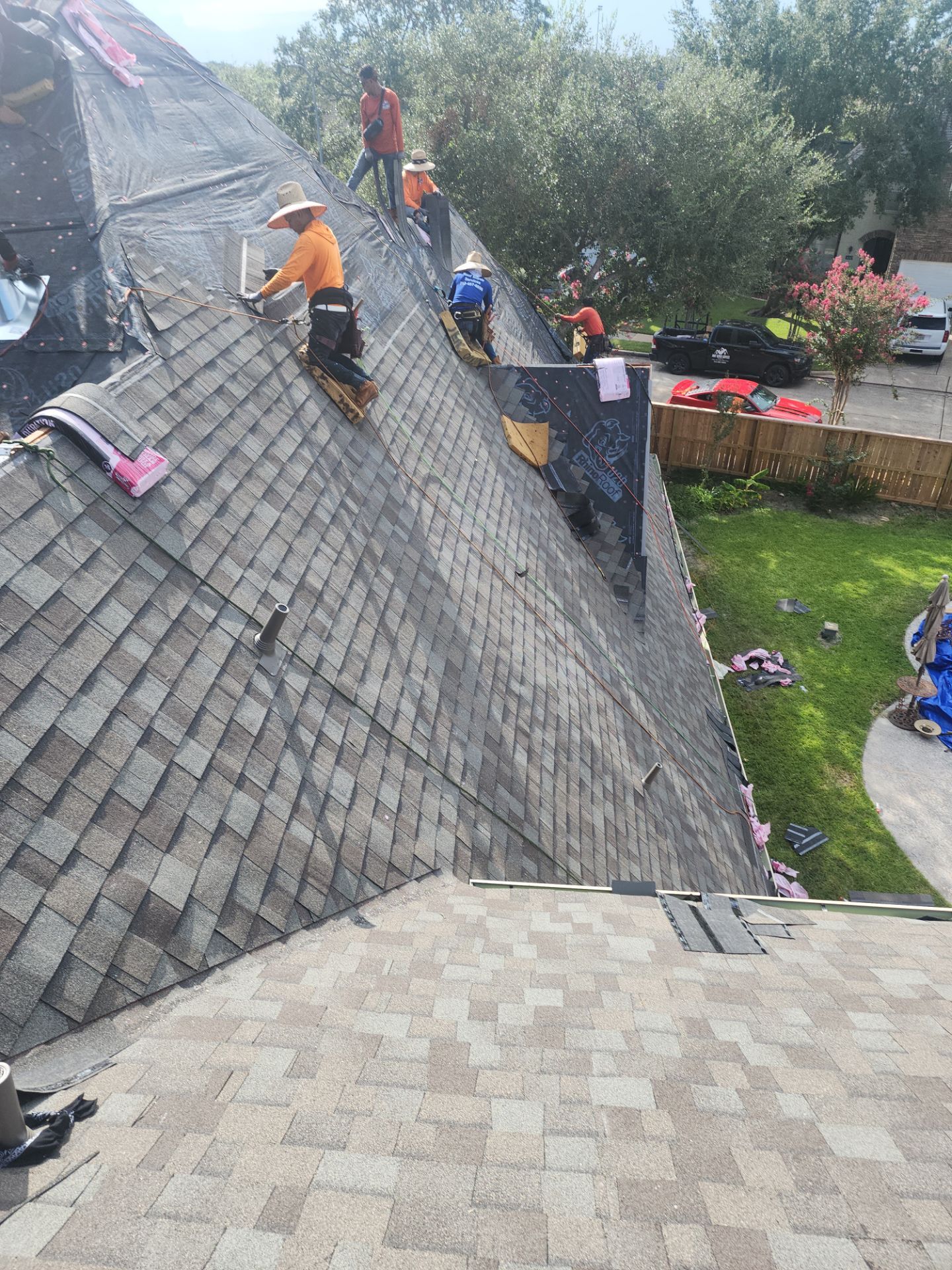 Residential Roofing Installation using Owen's Corning Duration (Lifetime) Shingles by Roof Repair Company