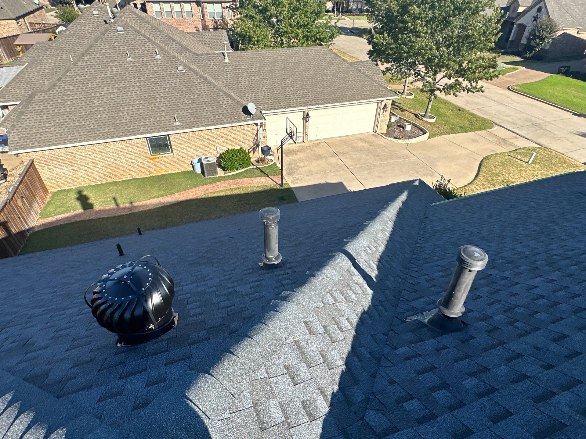Full Roof Replacement in Mansfield Texas - GAF MasterElite Golden Pledge 25 year Warranty by First United Roofing & Construction