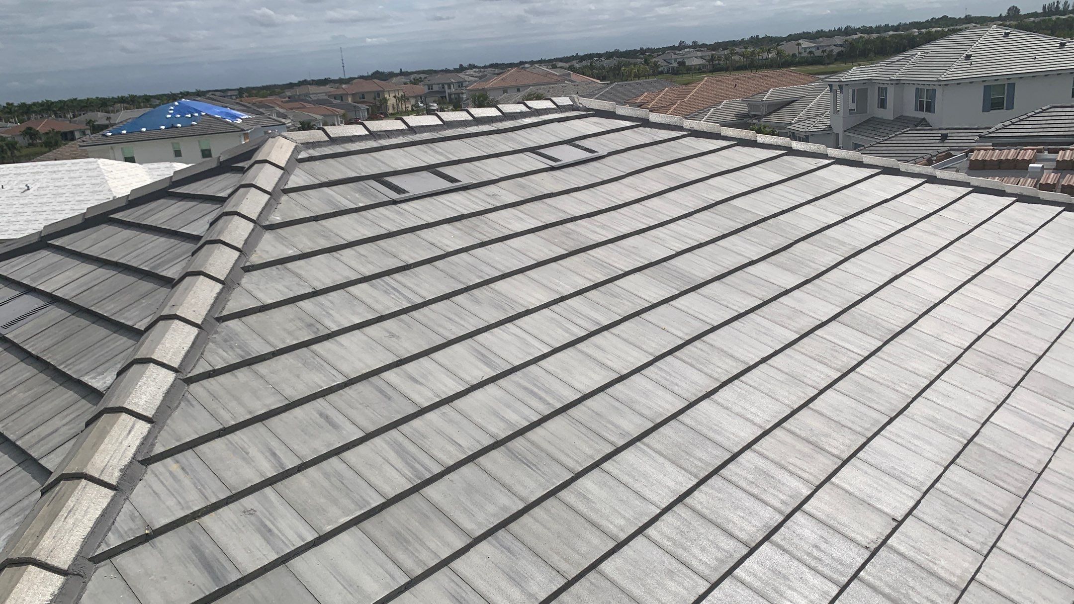 Residential Roofing Installation using Eagle Roofing Tile by BLUES BROTHERS ROOFING