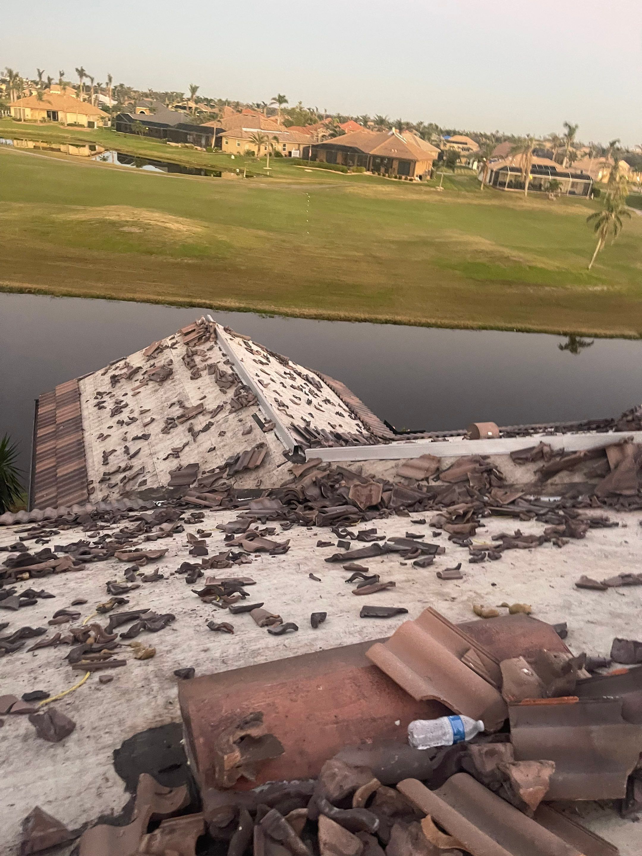 Residential Roofing Installation using Standing Seam Metal Roof in Cape Coral, FL by International Roofing