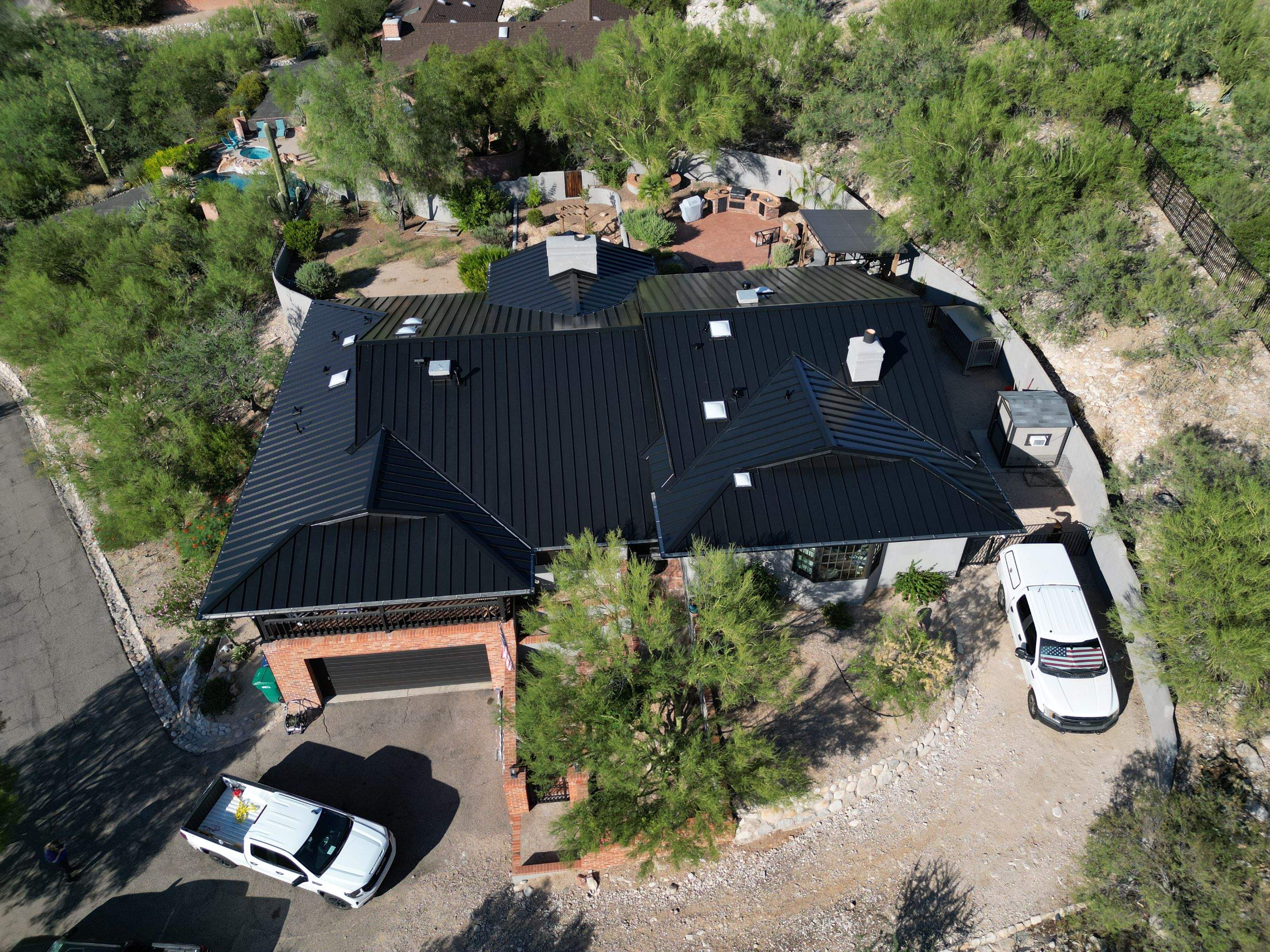 Black Standing Seam by Reimagine Roofing