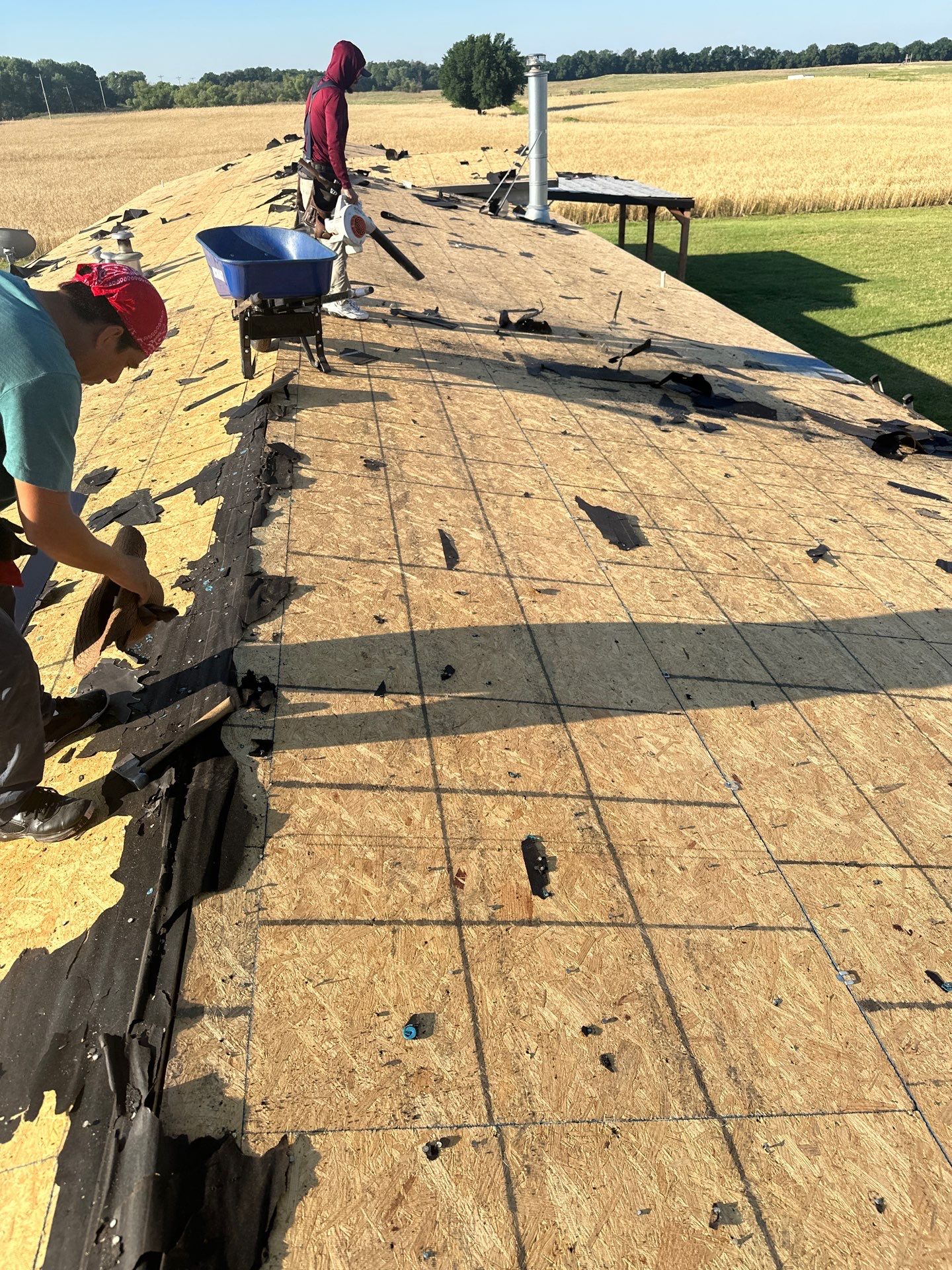Metal Roofing using R-Panel Metal by Castillo Roofing