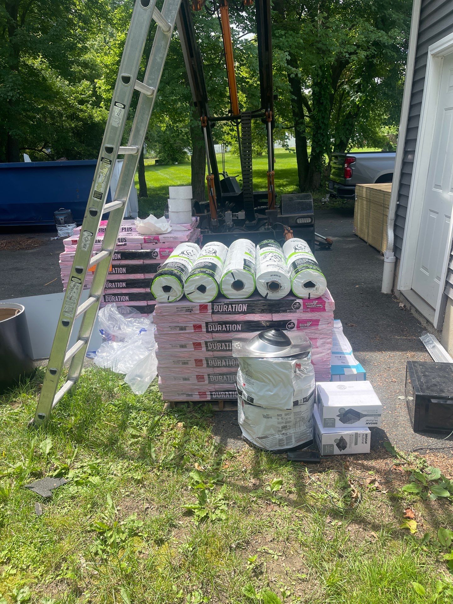 Residential Roofing Installation using Owens Corning TruDefinition Duration AR - Williamsburg Gray by A Plus Exterior