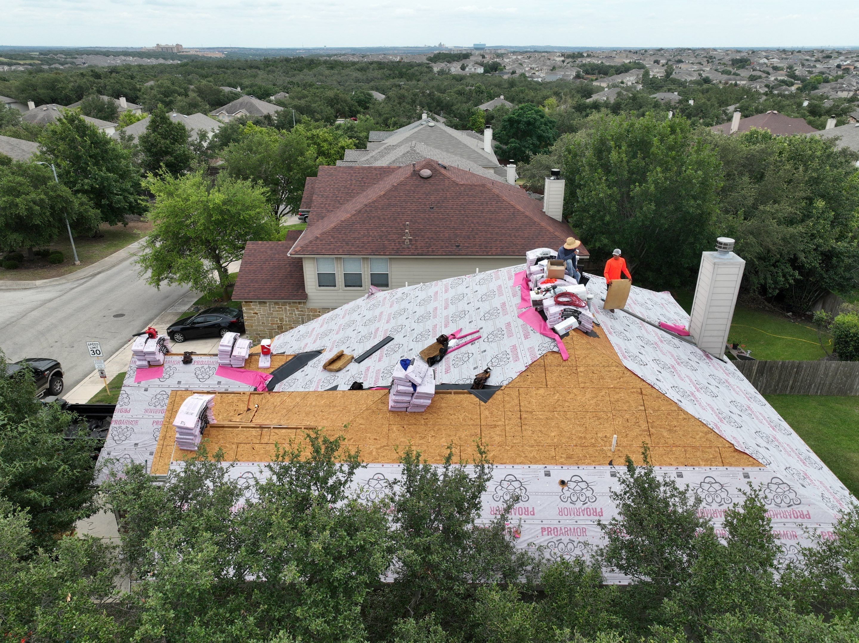 Residential Roof Replacement by Premier Roofing and Contracting