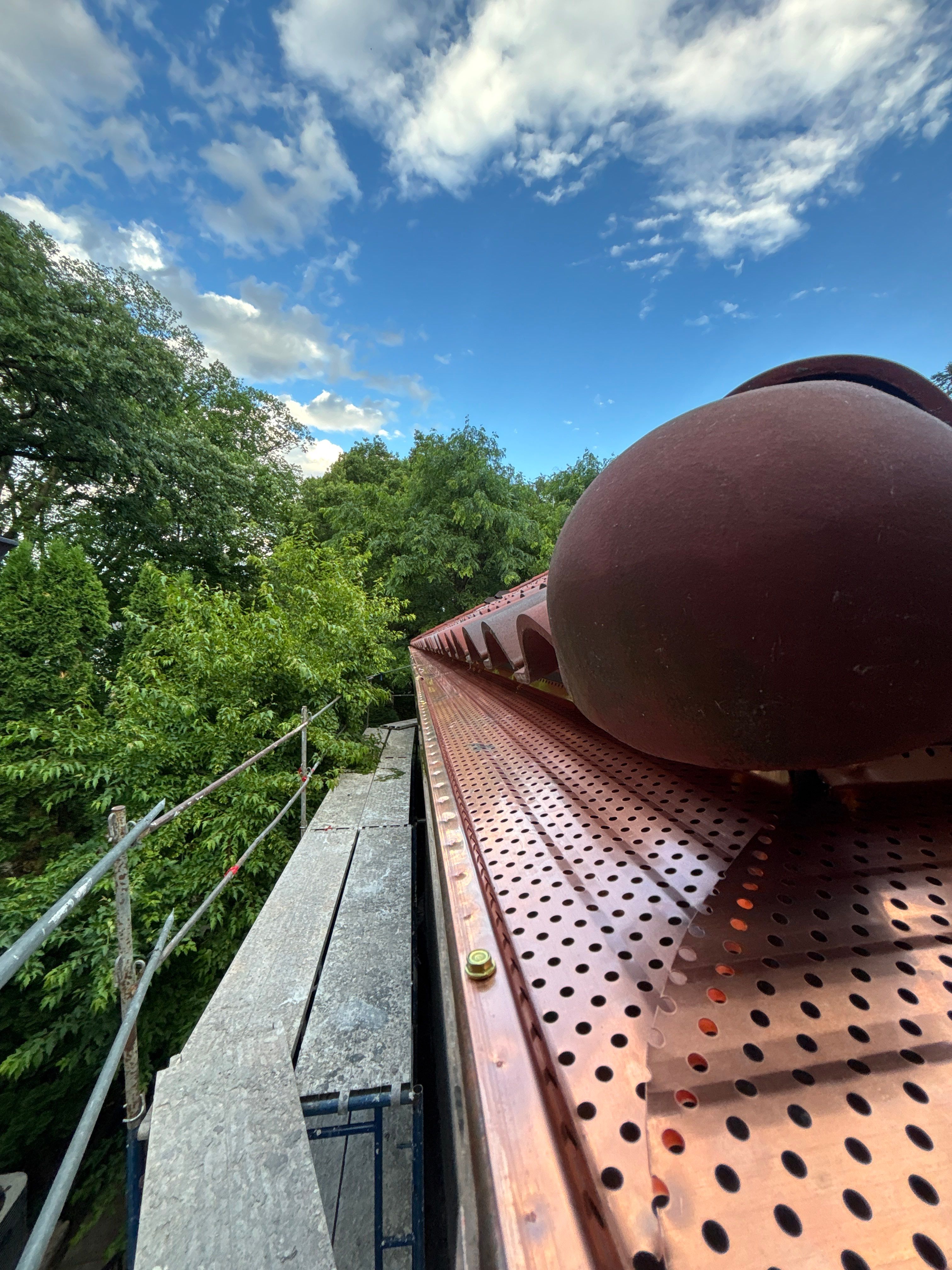 Custom Copper Gutter Installation in Minneapolis, MN by Next Level Seamless Gutters / Exteriors Inc.