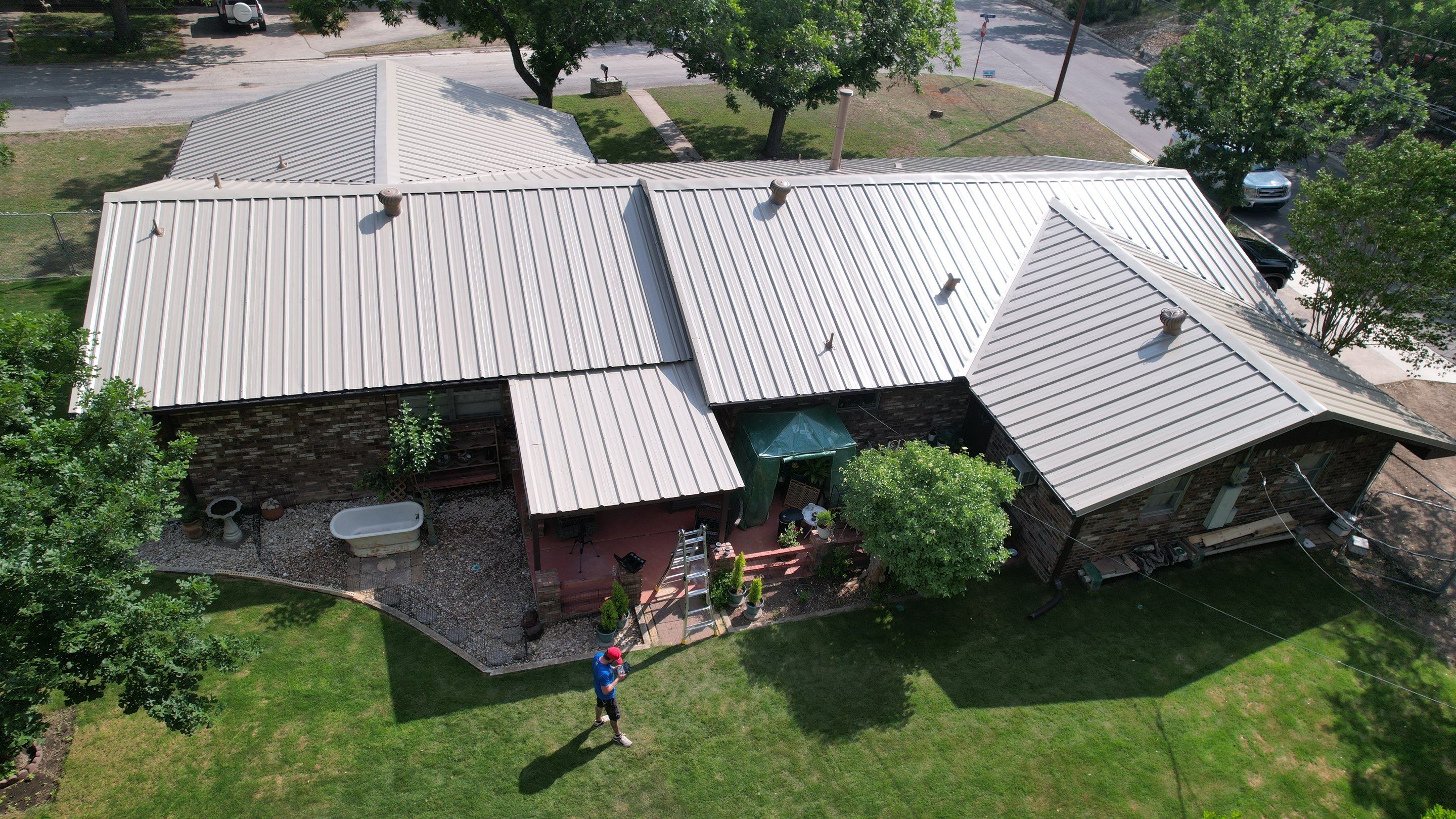 Residential Metal Roof Replacement and Custom Fascia Repair in Kerrville by Rich the Roofer LLC