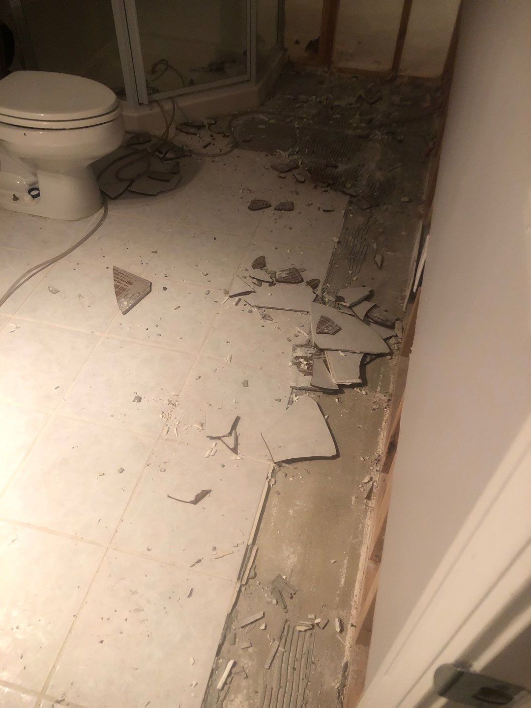 Pipe Burst Emergency Mitigation Demo and Dry Down by Absolute Roofing and Construction