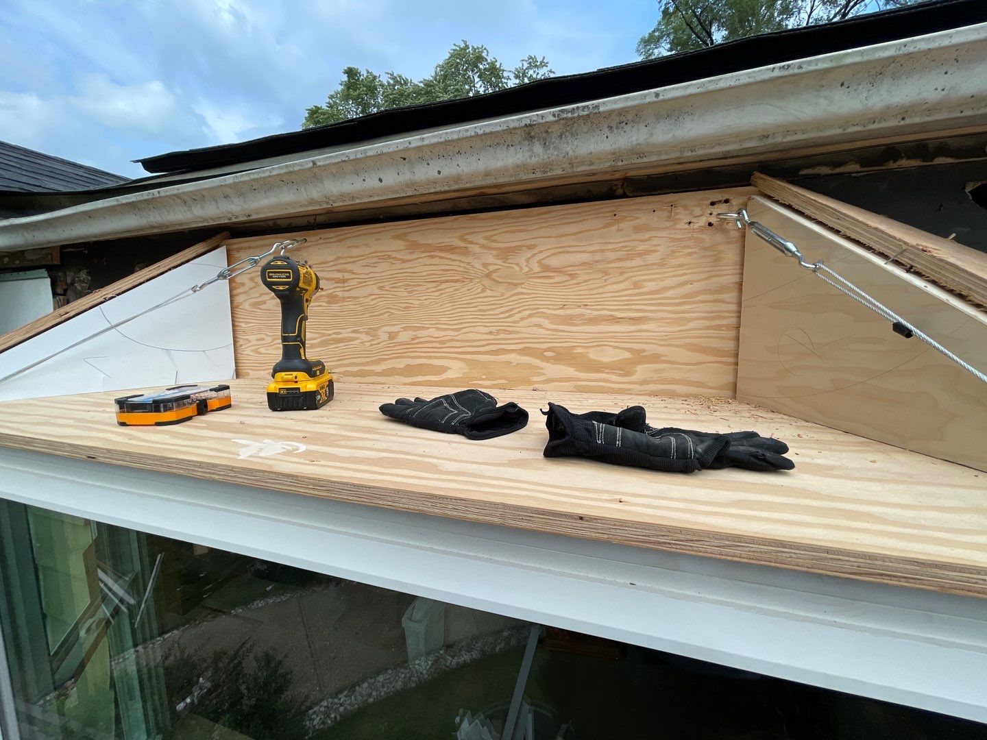 Siding Installation using Alside Charter Oak Siding  by Pro Home Services Inc